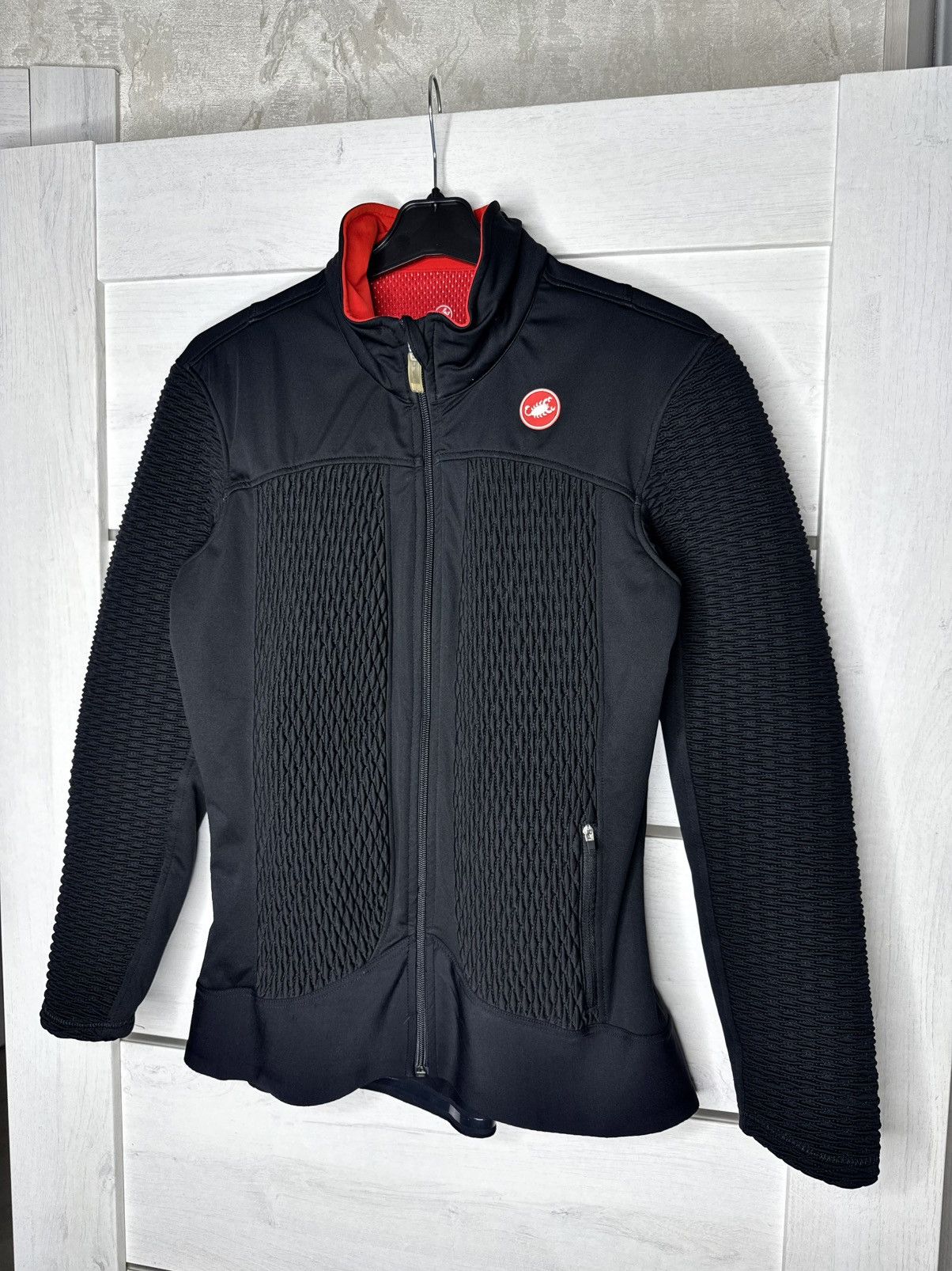Other Castelli Alpha RoS Cycling Jacket Rosso Corsa Black 4515557 Size L / US 10 / IT 46 - 2 Thumbnail