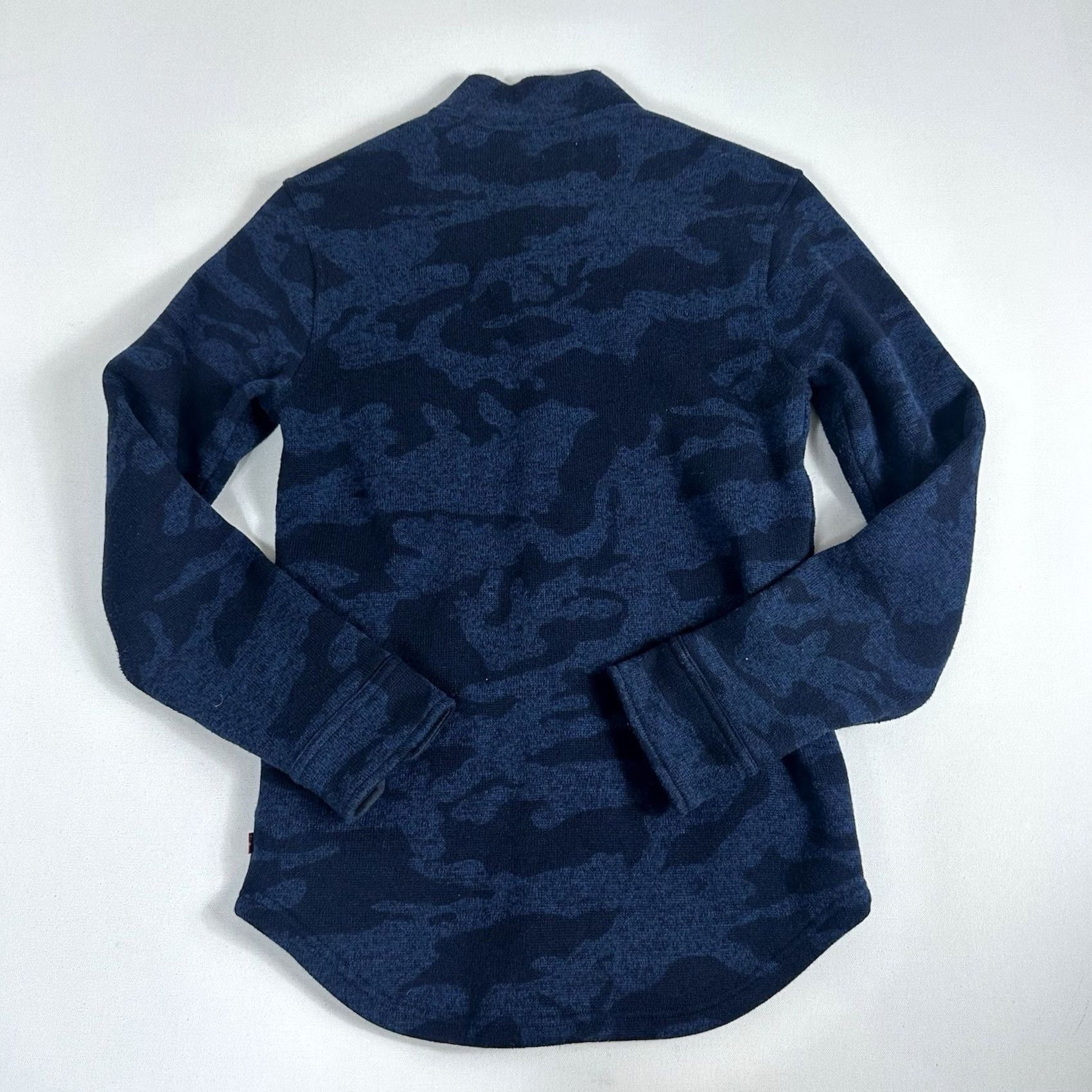 Levi's Levi's Shaket Thick Flannel Shirt Jacket Blue Black Camo Snap L/S Mens Small Jacket Men S Camouflage Bomber Shirt Size US S / EU 44-46 / 1 - 2 Thumbnail