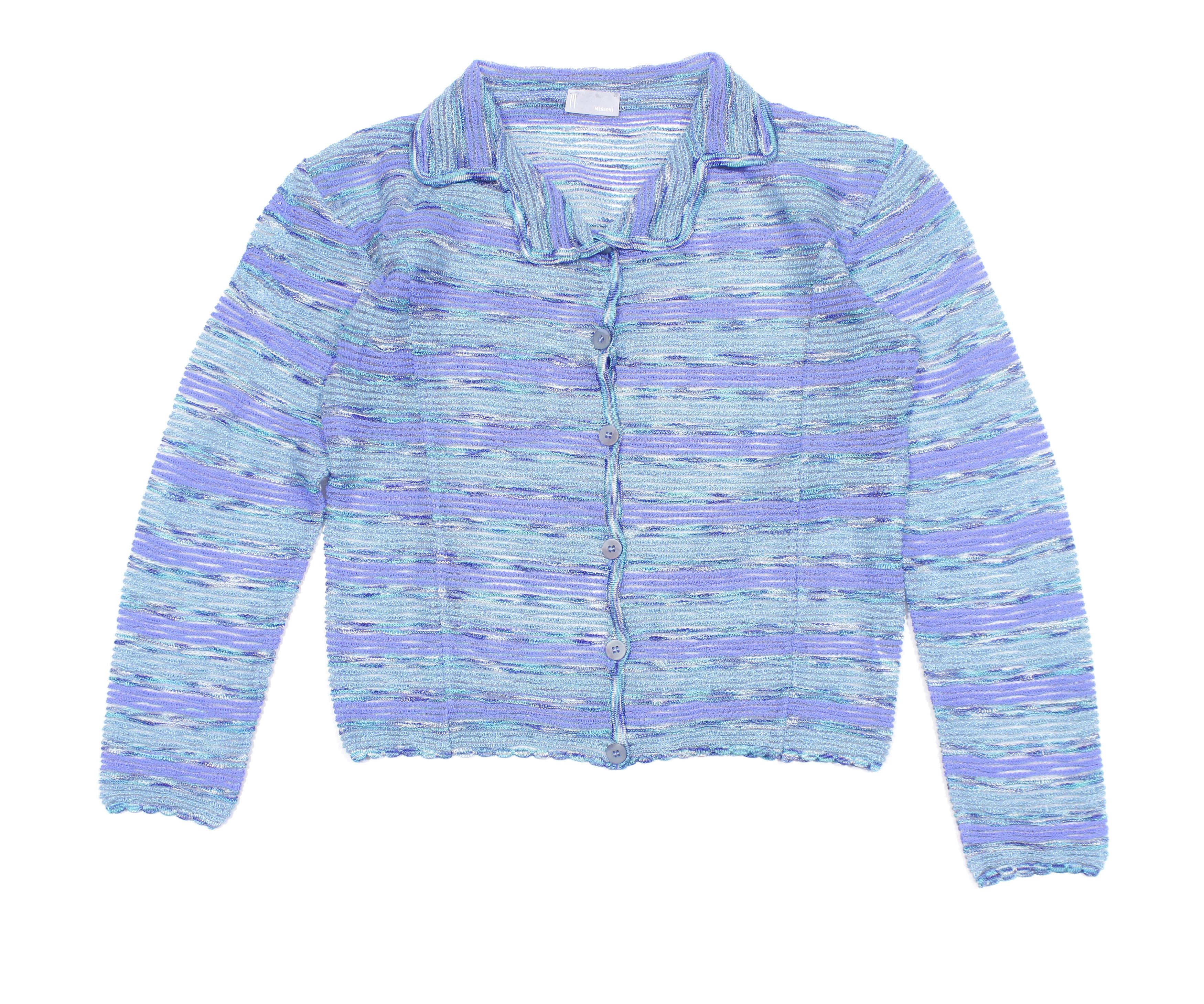 Missoni 00S Mesh Knit Vintage Size L / US 10 / IT 46 - 1 Thumbnail