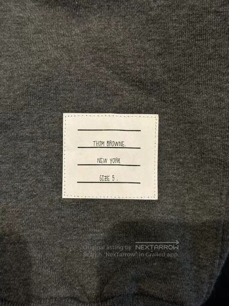 Thom Browne Thom Browne size 5 Dark Gray Knit Sweatpants Size US 32 / EU 48 - 5 Thumbnail