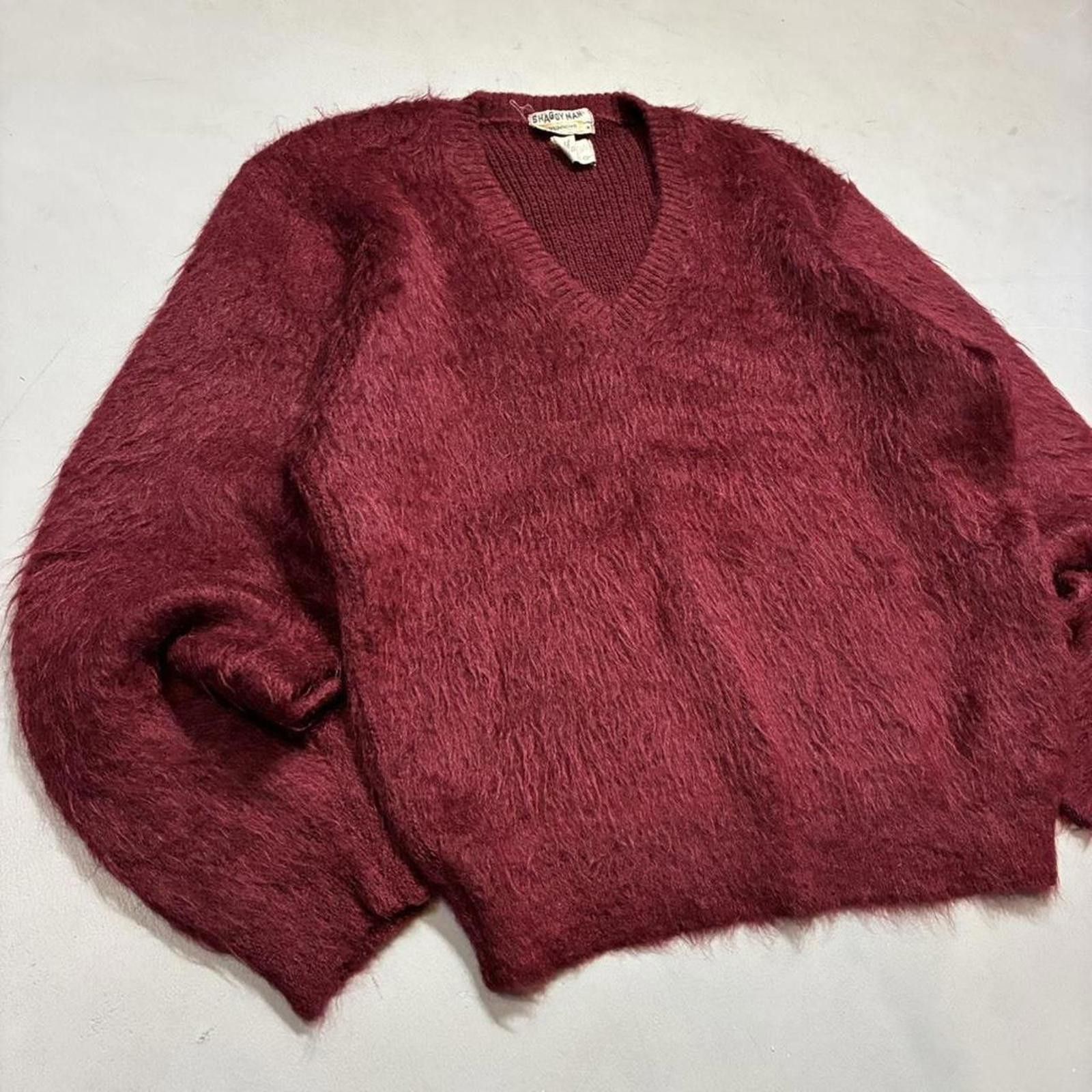 Vintage Vintage 1960s Shaggy Mohair 'Kurt Cobain' Sweater Size US M / EU 48-50 / 2 - 4 Thumbnail