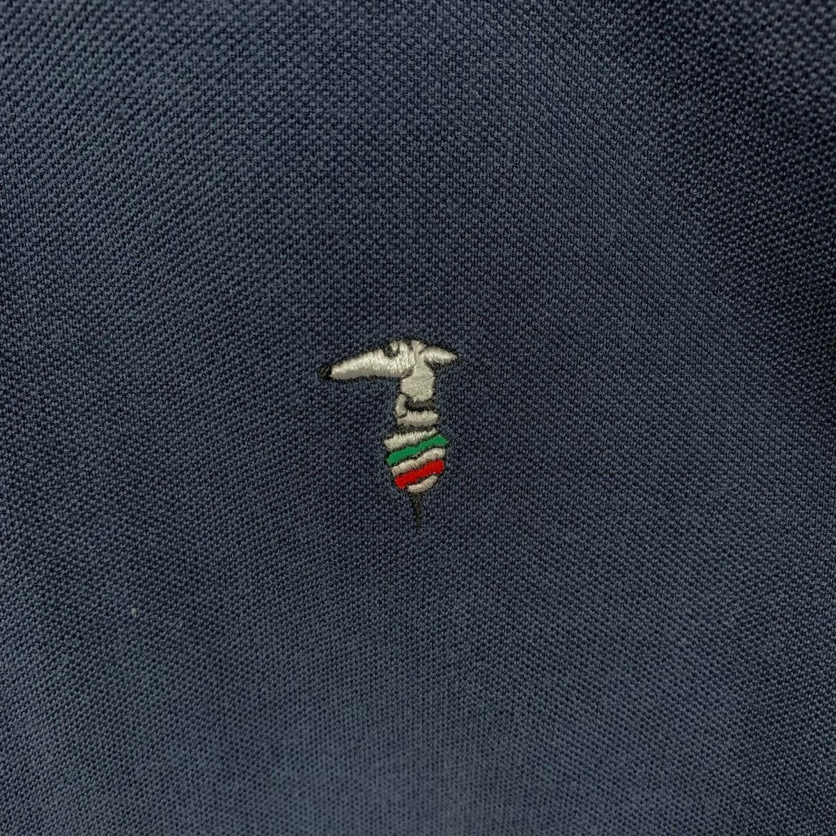 Trussardi Vintage 90’ TRUSSARDI ITALY Embosser Logo Polo Tee Shirt Top Size US XL / EU 56 / 4 - 3 Thumbnail