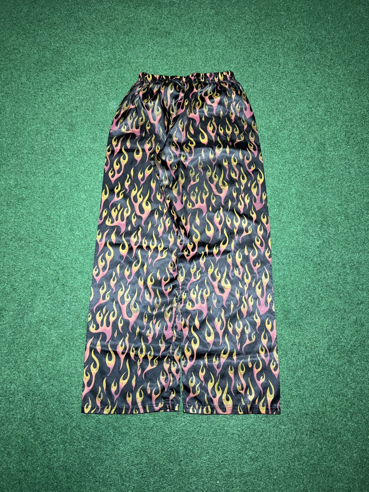 Vintage Vintage 80s 90s Flames Flame Print Retro Medium 24x30 Pants Size US 26 / EU 42 - 2 Thumbnail