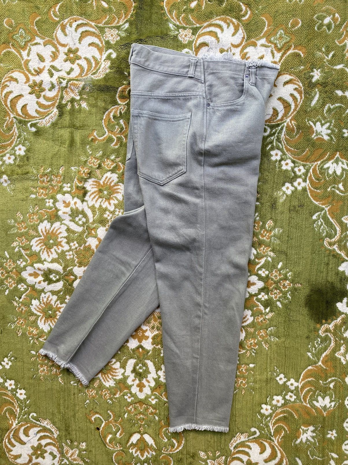 Johnbull Kojima Japan Unite Tapered Jeans Pants Olive Green