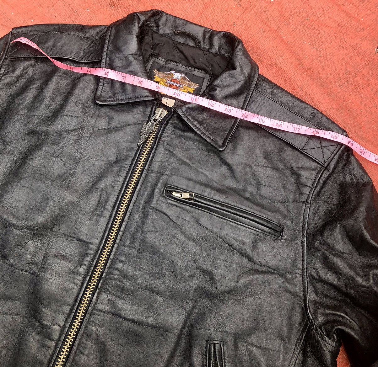 Harley Davidson HARLEY DAVIDSON LEATHER JACKET Size US L / EU 52-54 / 3 - 19 Thumbnail