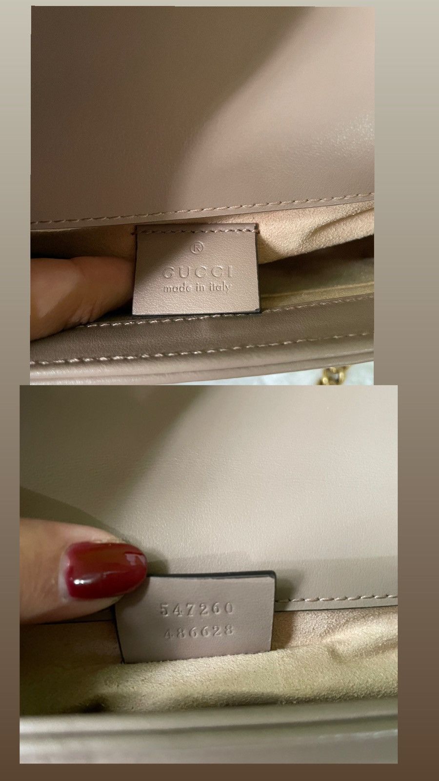 Gucci Gucci GG Marmont Dusty Pink Mini Top Handle Bag Size ONE SIZE - 13 Thumbnail