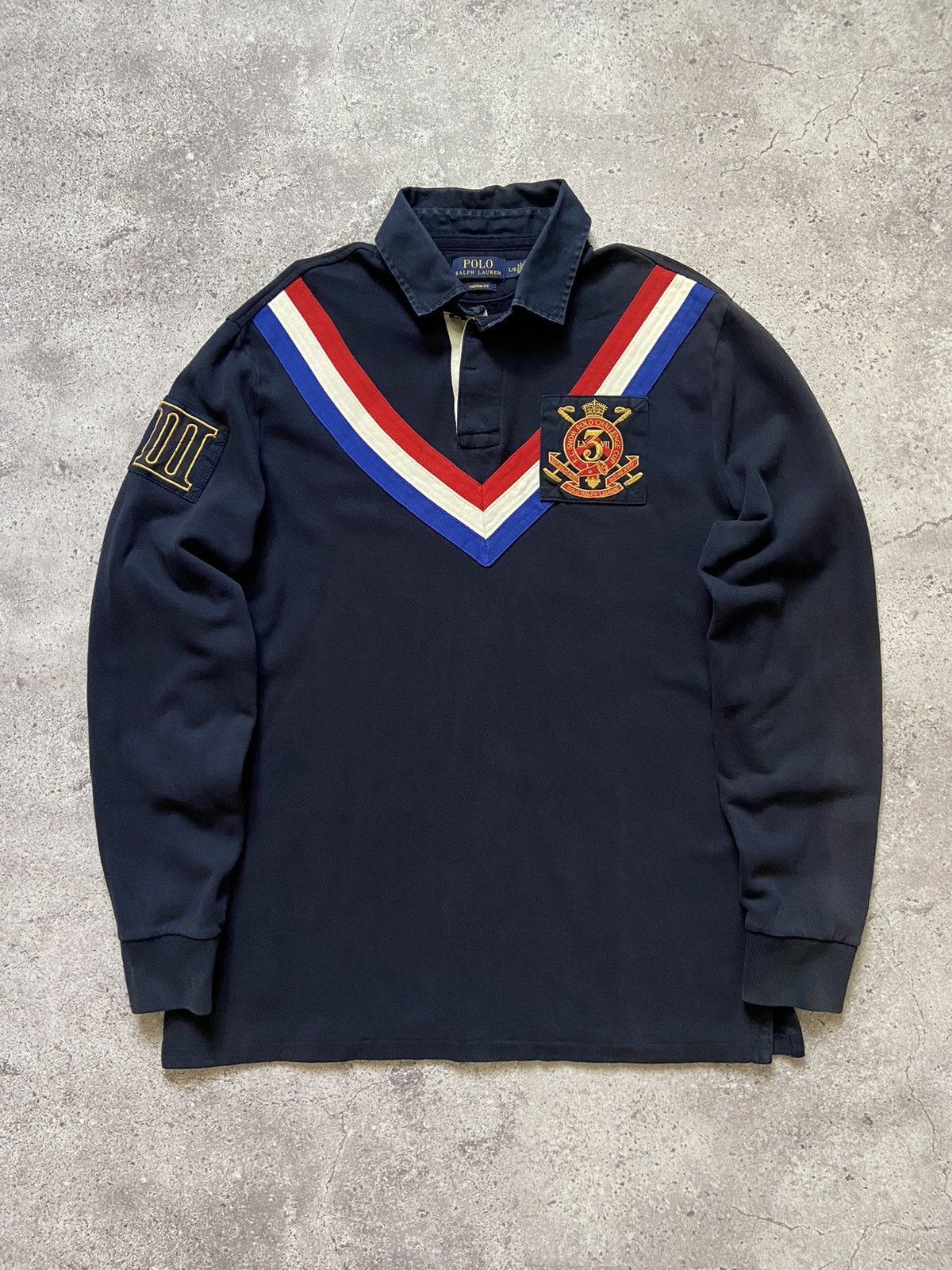 Polo Ralph Lauren Polo Ralph Lauren rugby 3 number longsleeve t shirt Size US L / EU 52-54 / 3 - 1 Thumbnail