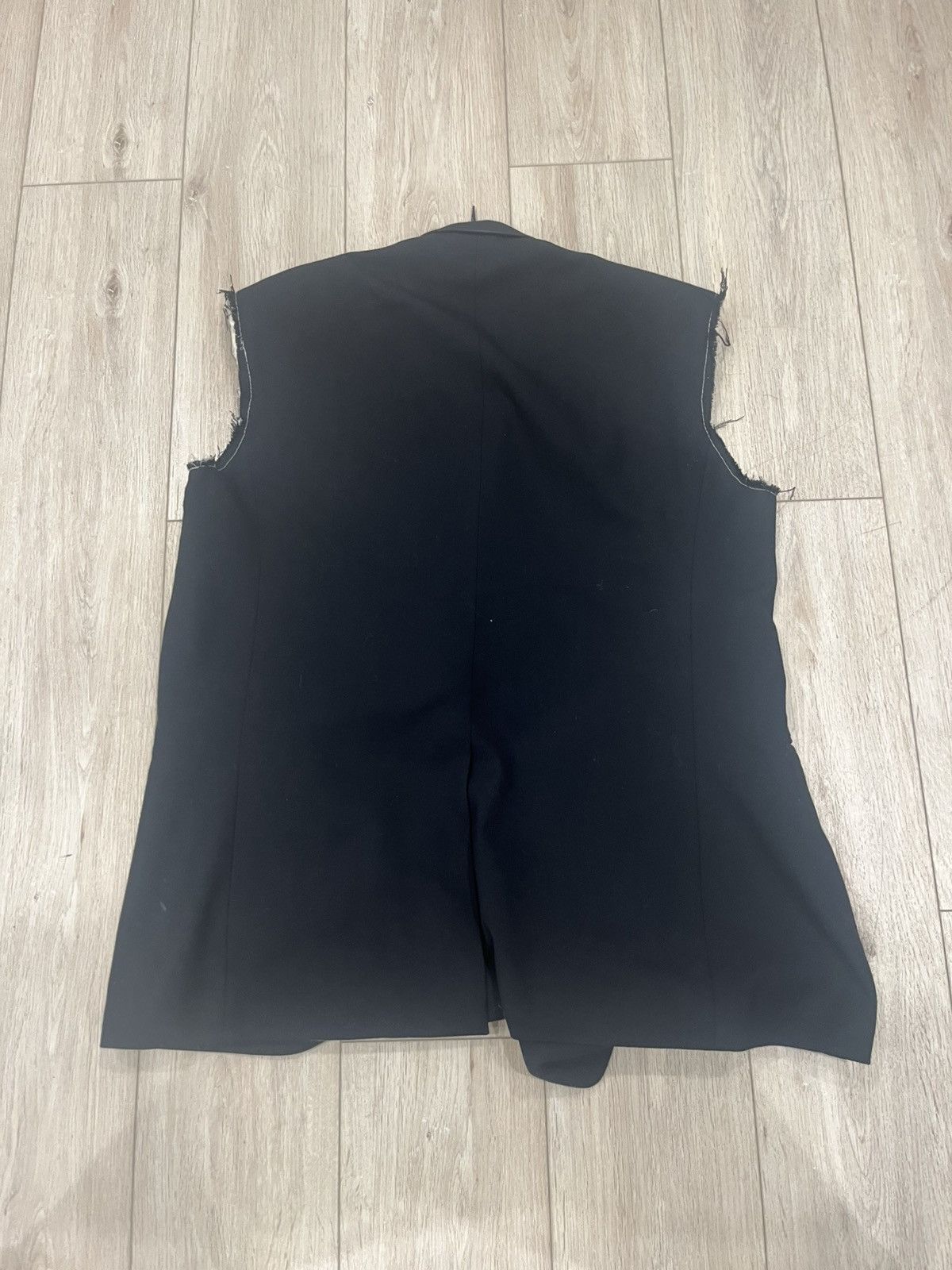 Raf Simons Raf Simons Sleeveless Cut Blazer Size 50R - 7 Thumbnail