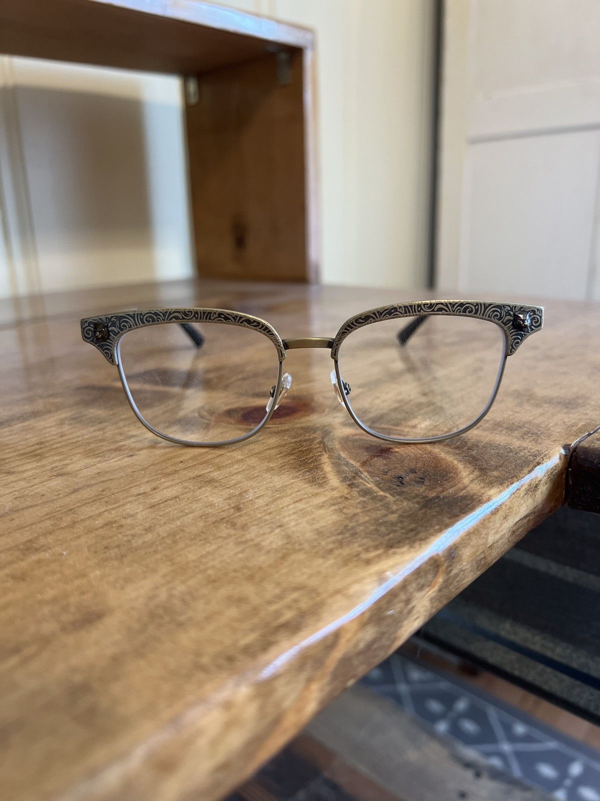 Gucci Gucci gold tiger glasses Size ONE SIZE - 1 Thumbnail