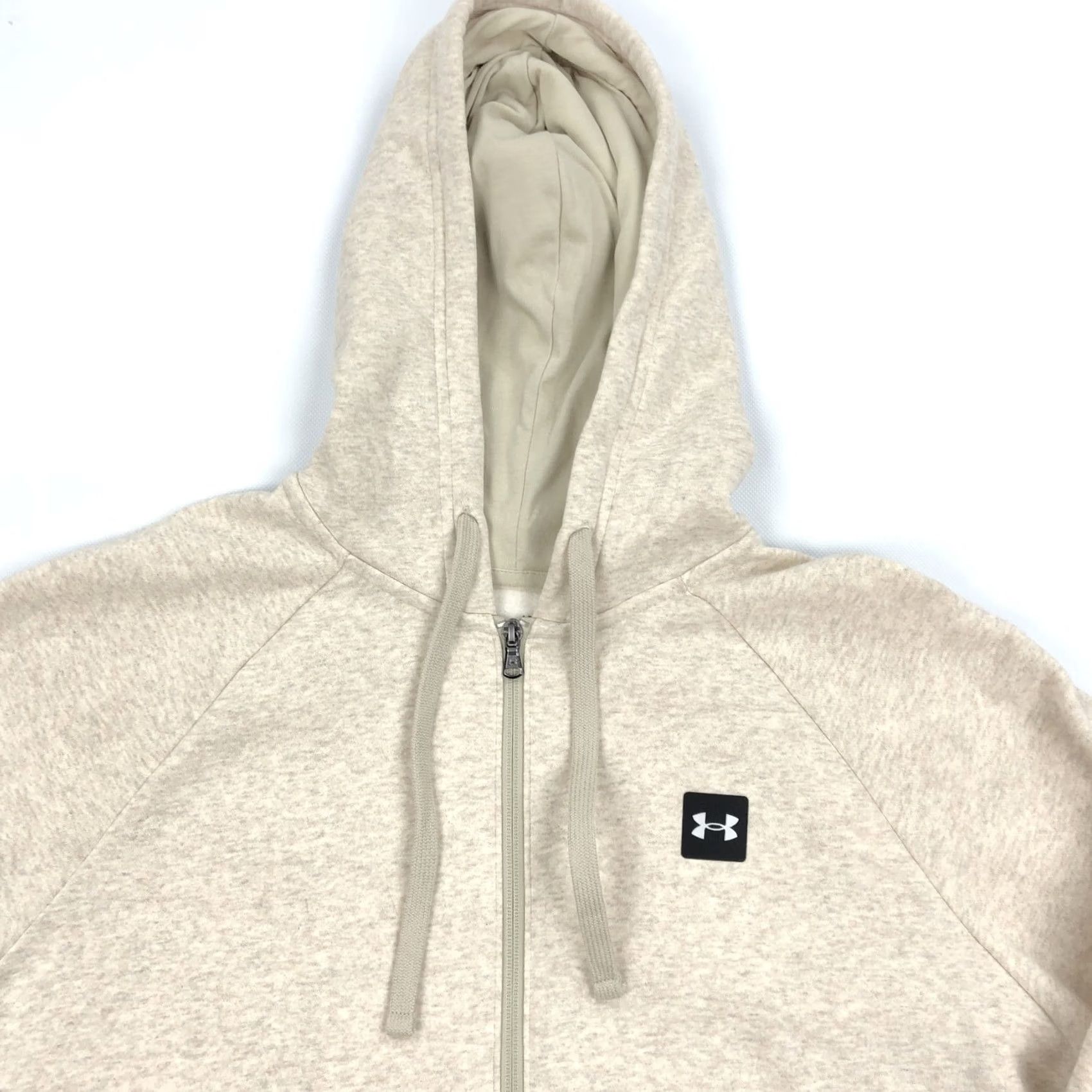Under Armour Under Armour Men's Full Zip Hoodie Rival Fleece Beige Large L Size US L / EU 52-54 / 3 - 2 Thumbnail