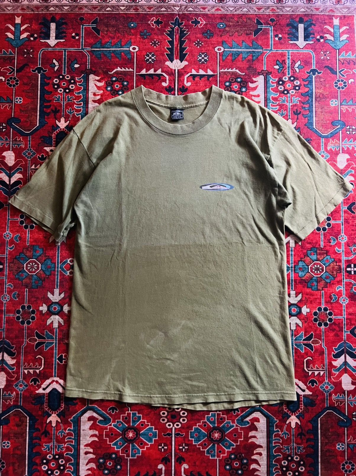 Quiksilver Vintage Quicksilver Green OG Logo Mullet Tee Size US L / EU 52-54 / 3 - 2 Thumbnail