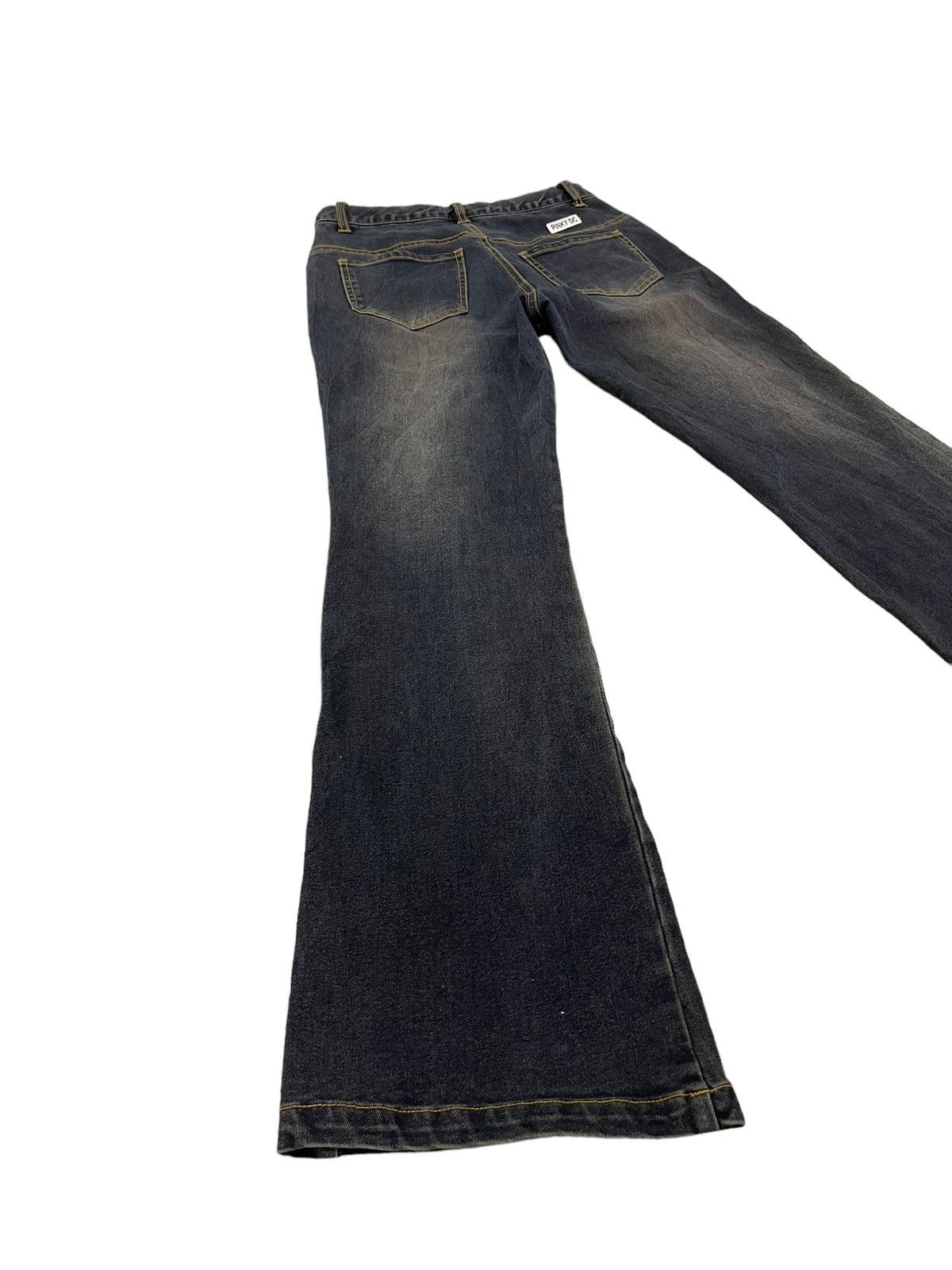Japanese Brand Flare Jeans Pinky DC Stretch Denim Boot Cut 7🟦8 Size US 28 / EU 44 - 12 Thumbnail