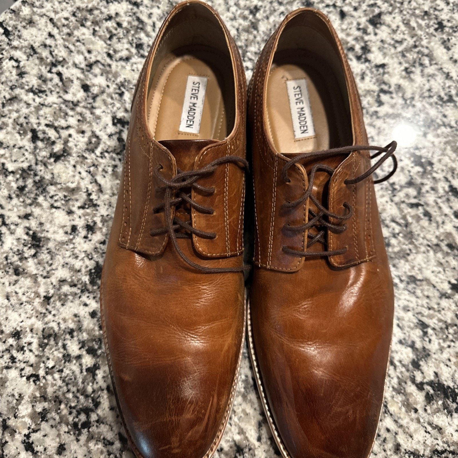 steve madden dress shoes Madden Lyddon Oxford | Men's | Brown/Navy | Size 9 main image 0