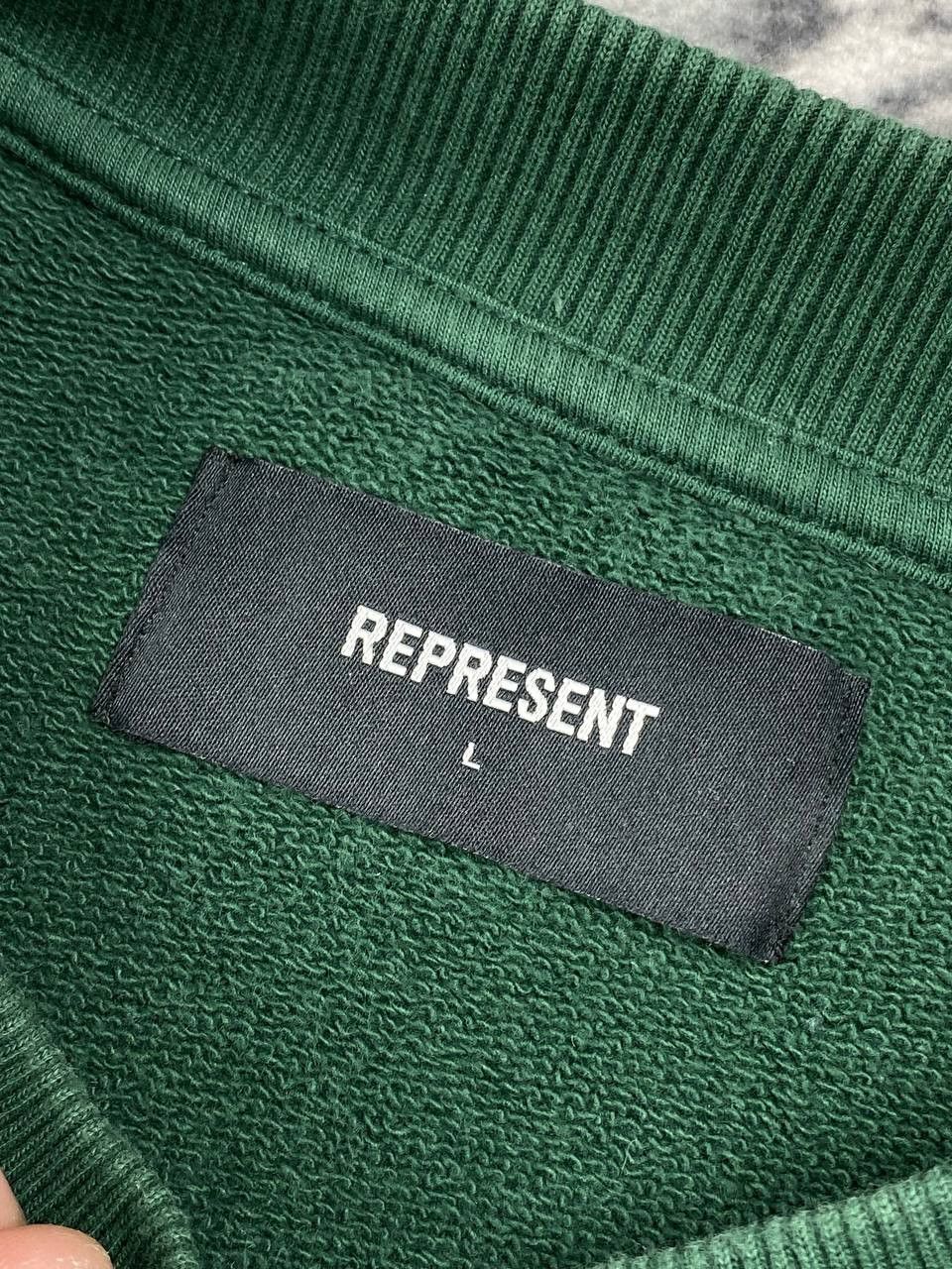 Represent Clo. Represent Owners Club Sweatshirt Big Logo Men Size L Green Size US L / EU 52-54 / 3 - 9 Thumbnail