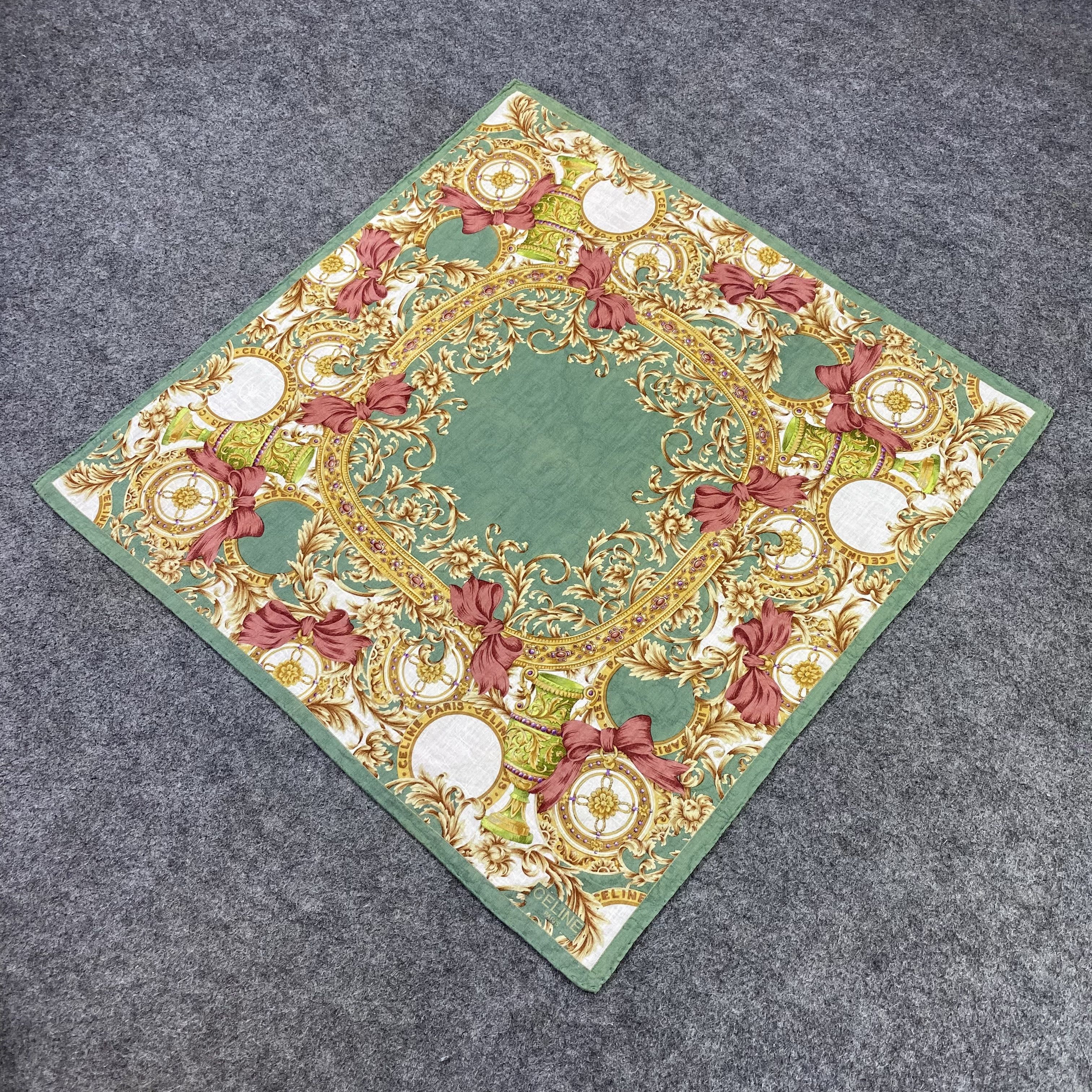 Celine Celine Handkerchief Neckerchief Bandana-B1782 Size ONE SIZE - 4 Thumbnail