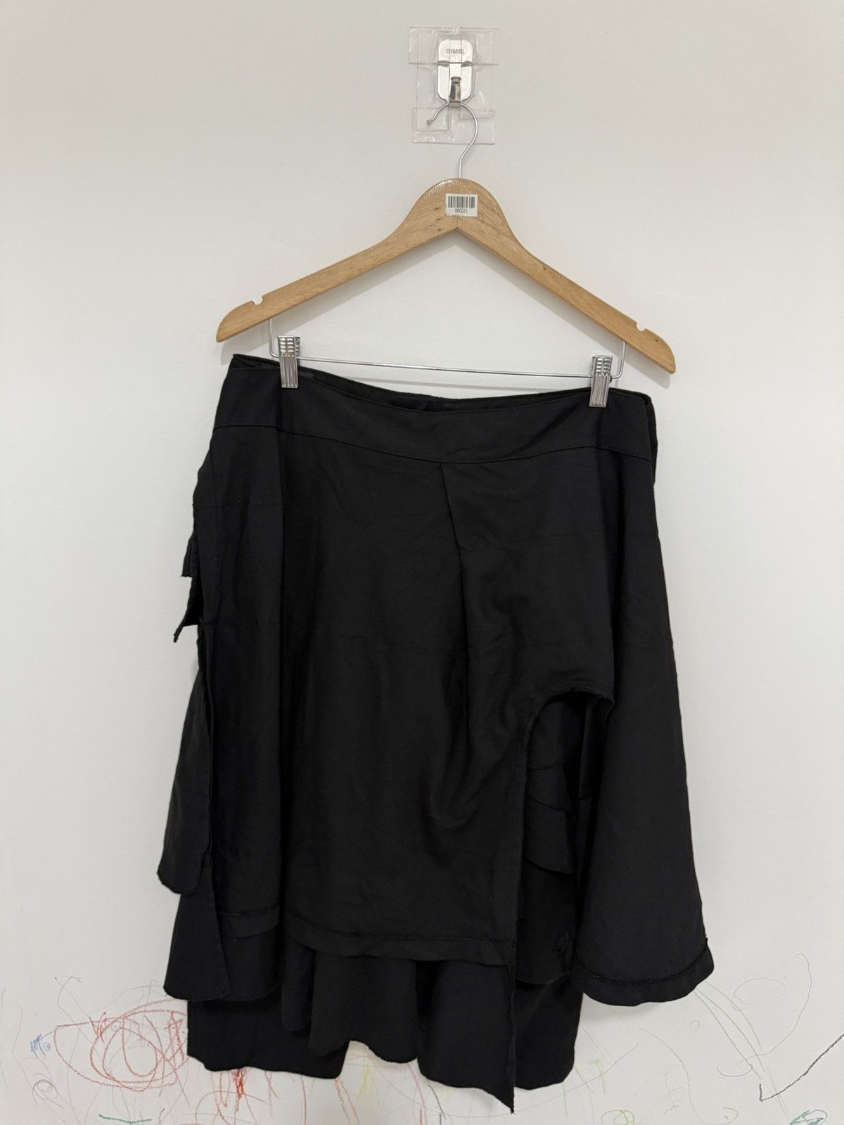 Comme des Garcons Vintage Comme Des Garcons Black Pant Skirt Size 34" / US 12 / IT 48 - 4 Thumbnail