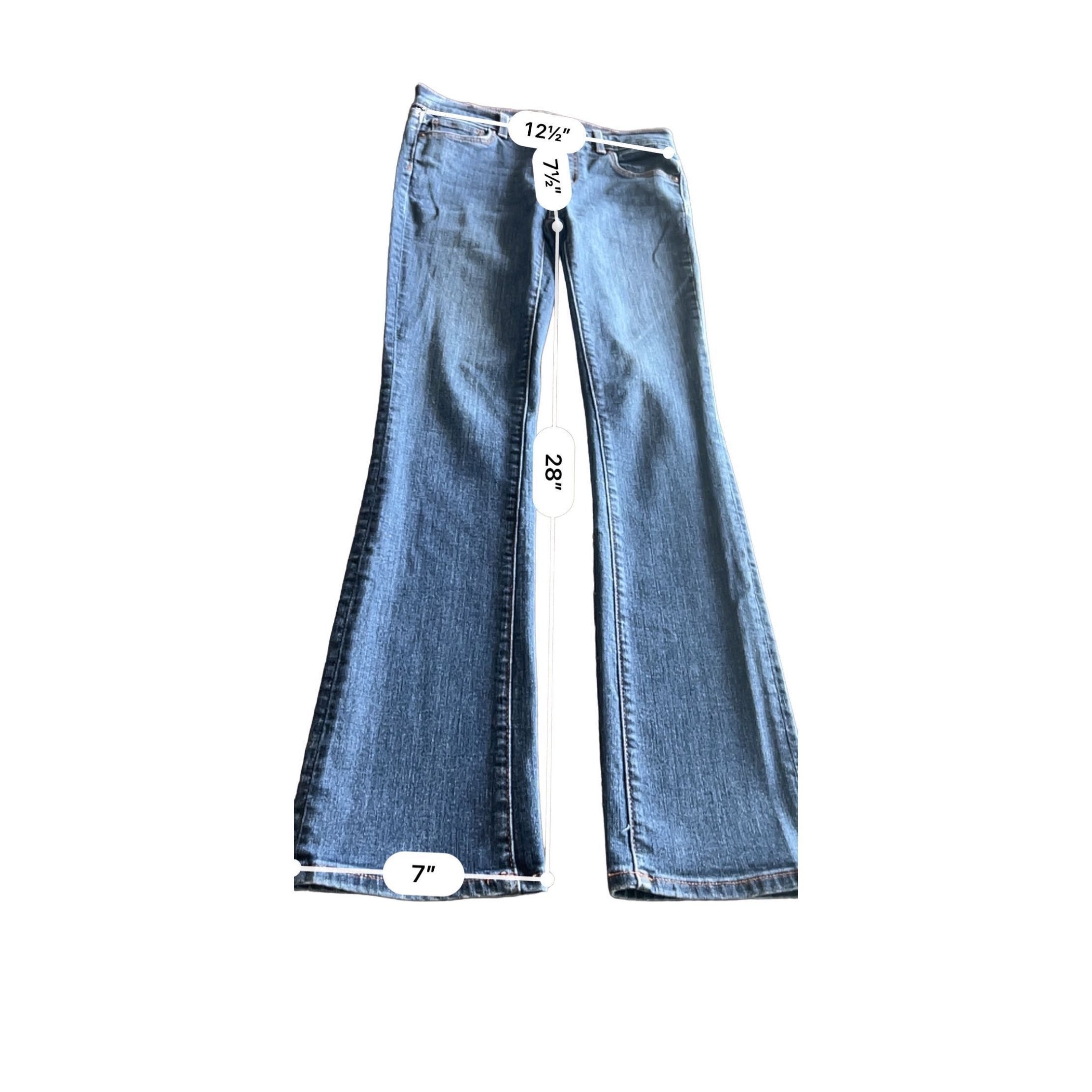 Loft Ann Taylor LOFT modern boot cut JEANS SIZE O0 Tall Size 24" / US 00 / IT 34 - 4 Thumbnail