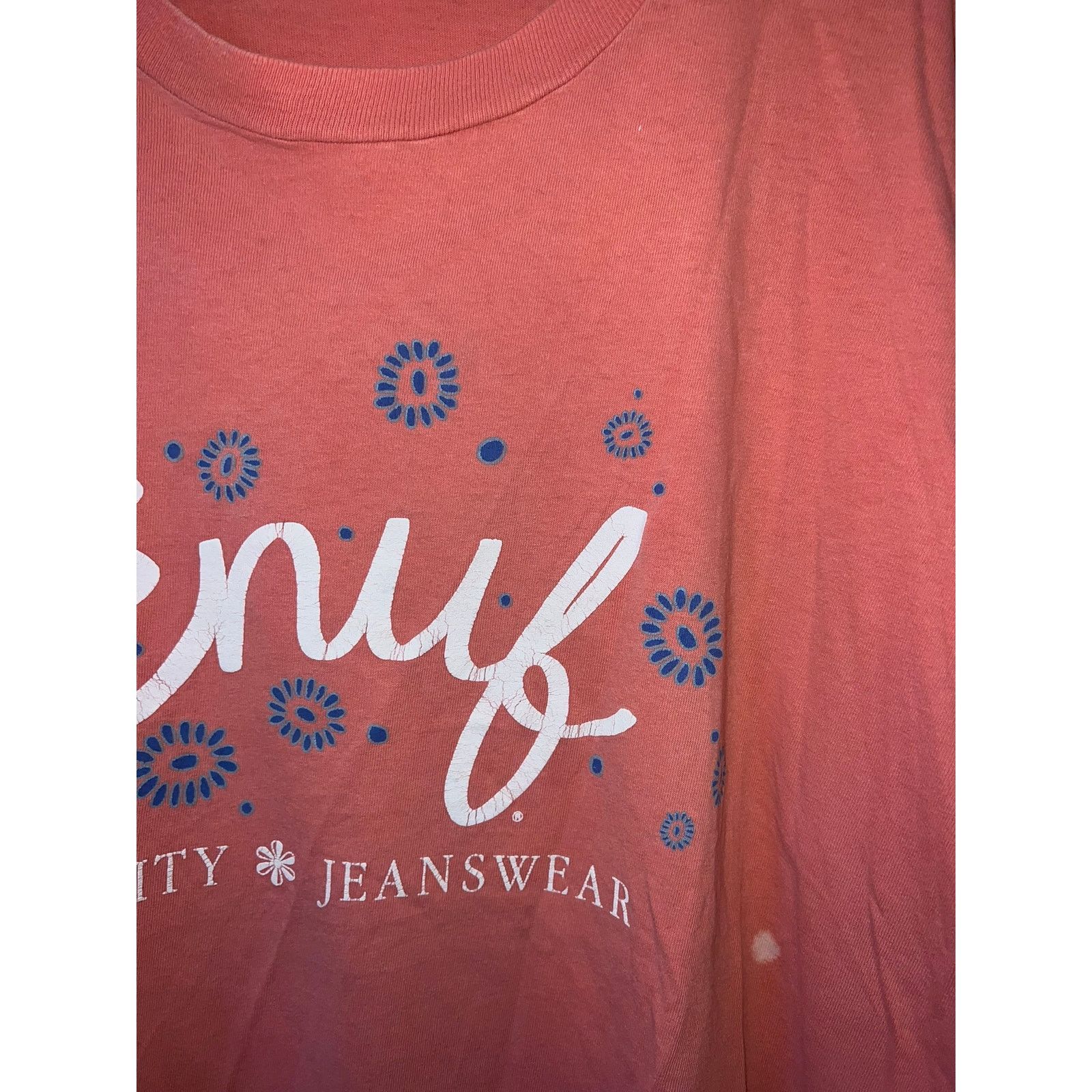 Vintage Vintage Enuf Jeanswear Shirt Quality Pink Tee 90s VTG XL Size US XL / EU 56 / 4 - 4 Thumbnail