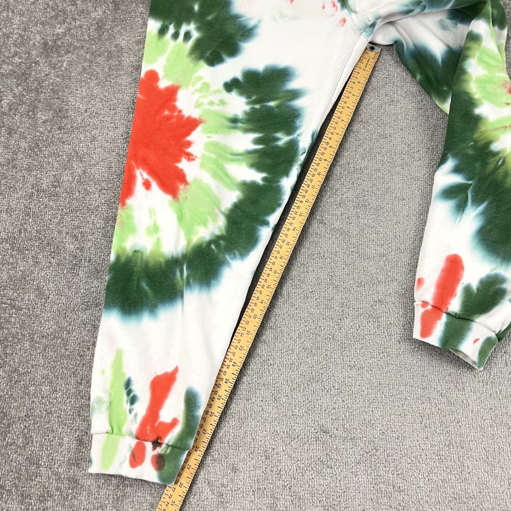 Vintage Jeffree Star Fashion Sweatpants Adult Mens 2XL / 30" White Tie Dye Athleisure Mens Regular Cotton Polyester Tie Dye Sweatpants Size US 39 - 4 Thumbnail