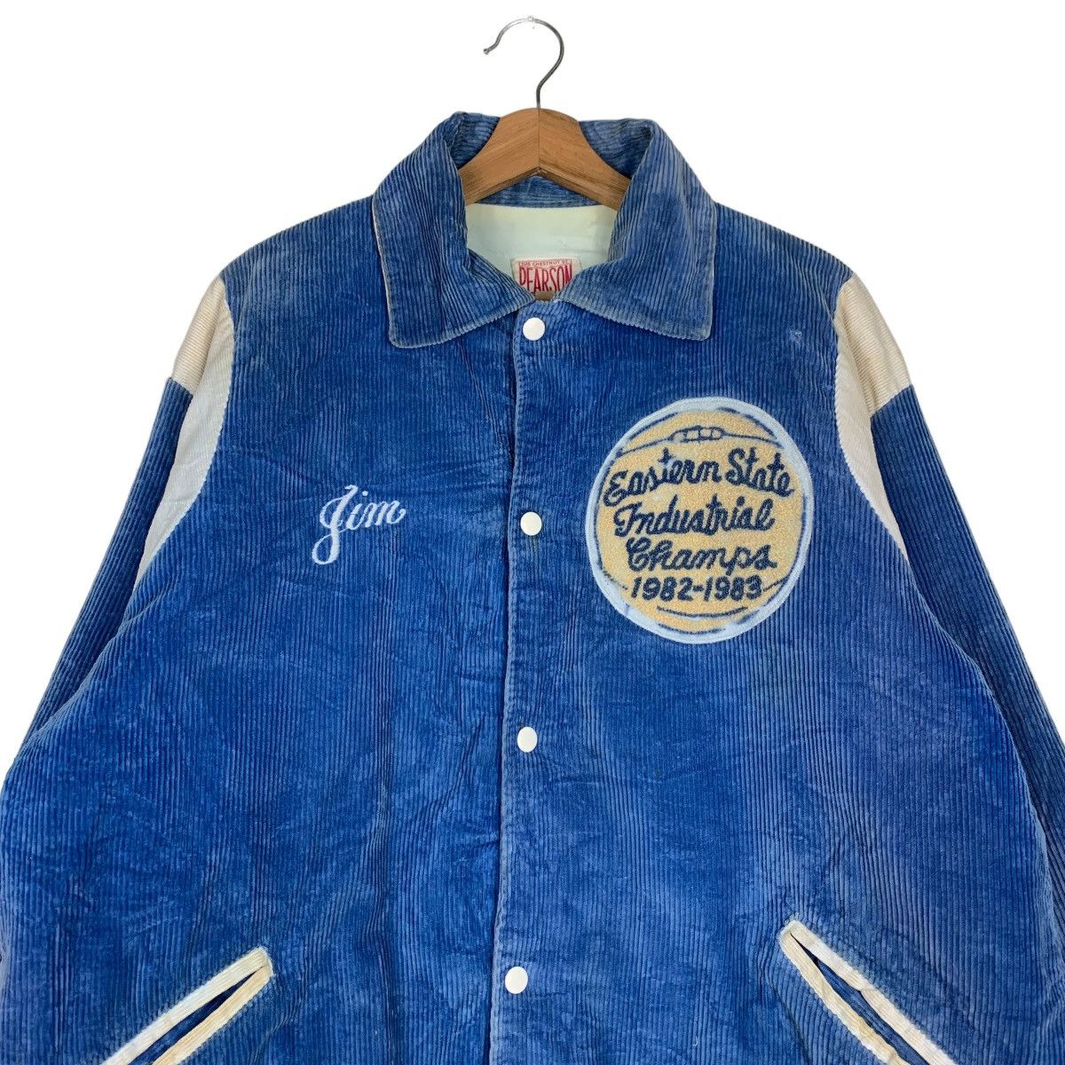 Vintage 80's PEARSON Eastern State Corduroy Coach Jacket #0471-C22 Size US XL / EU 56 / 4 - 2 Thumbnail