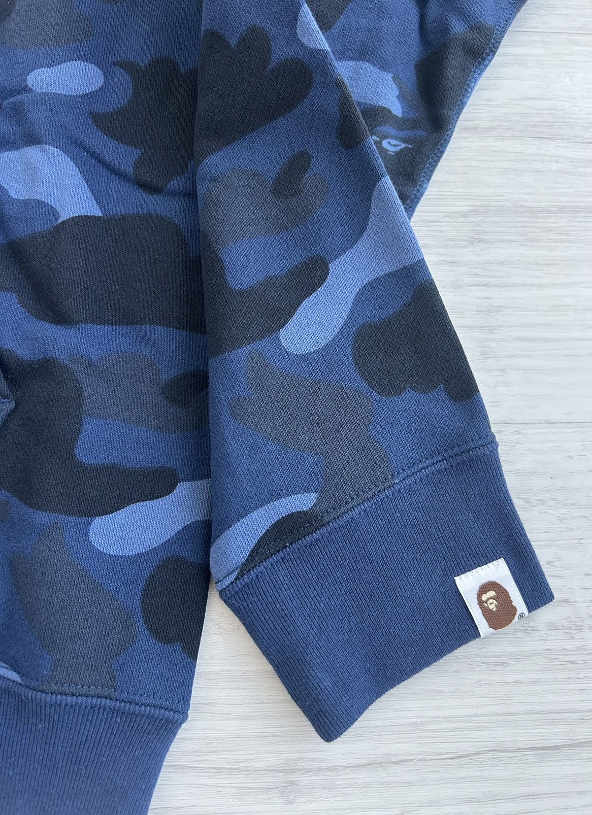 Bape RARE OG 2008 A BATHING APE NFS BLUE CAMO FULLZIP HOODIE Size US M / EU 48-50 / 2 - 4 Thumbnail