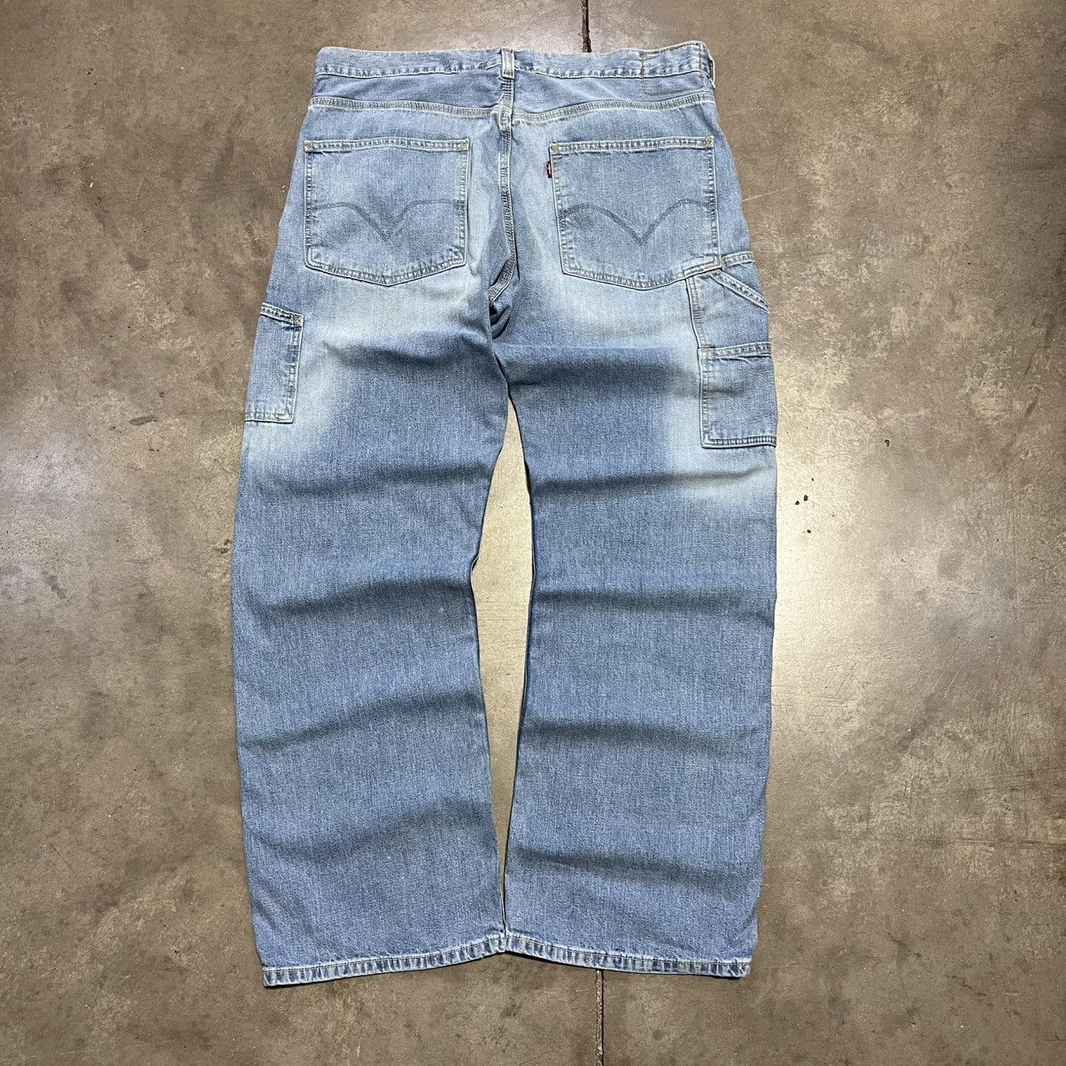 Vintage Vintage Y2K Levi Baggy Carpenter Jeans Skater Denim Faded Size US 38 / EU 54 - 5 Thumbnail
