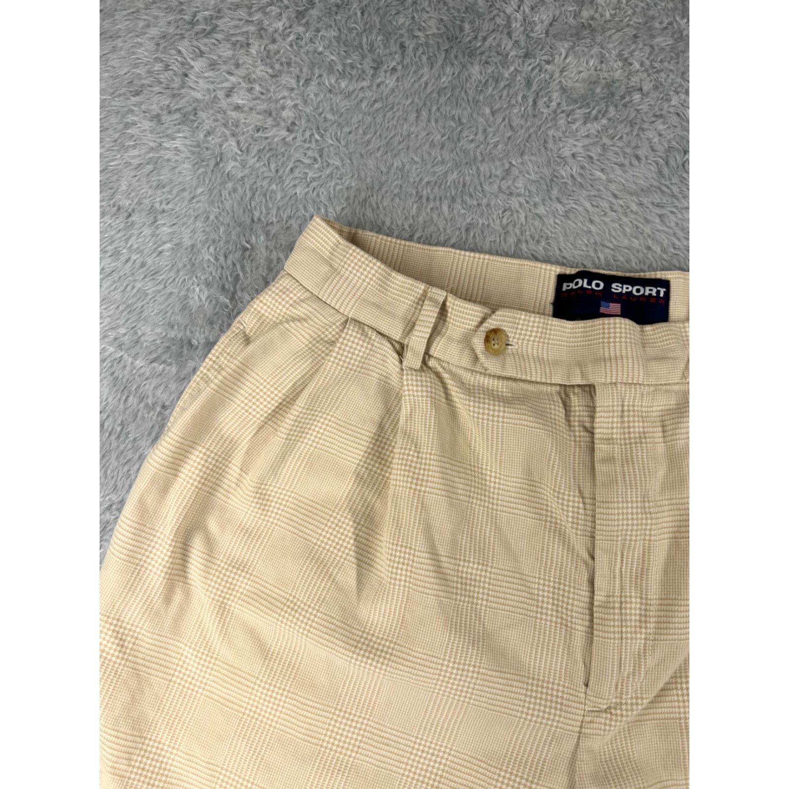 Vintage VINTAGE Polo Sport Ralph Lauren Shorts Women 10 Beige Bermuda Casual Activewear Summer 90s Womens Size 32" / US 10 / IT 46 - 4 Thumbnail