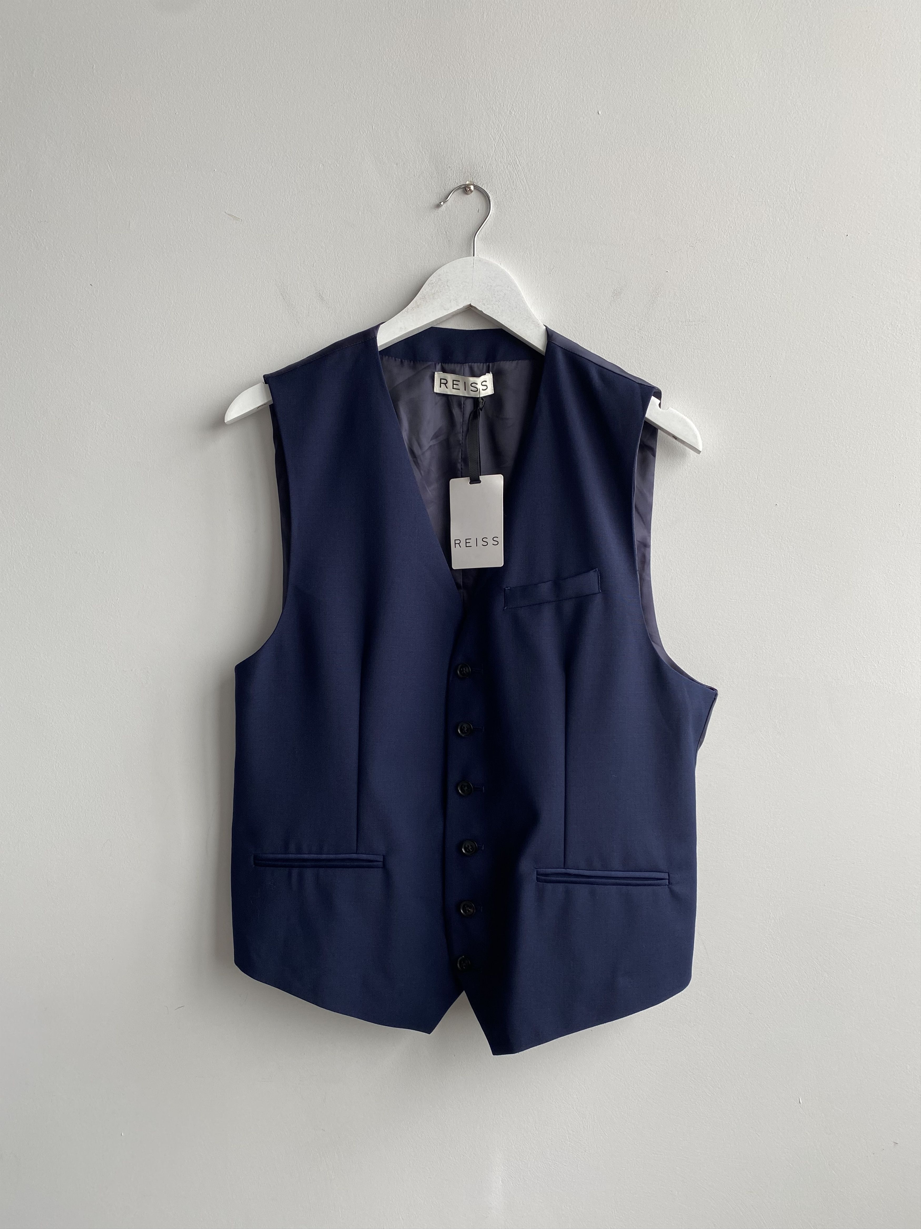 Reiss Reiss Wool Waiscoat Size 42R - 1 Thumbnail
