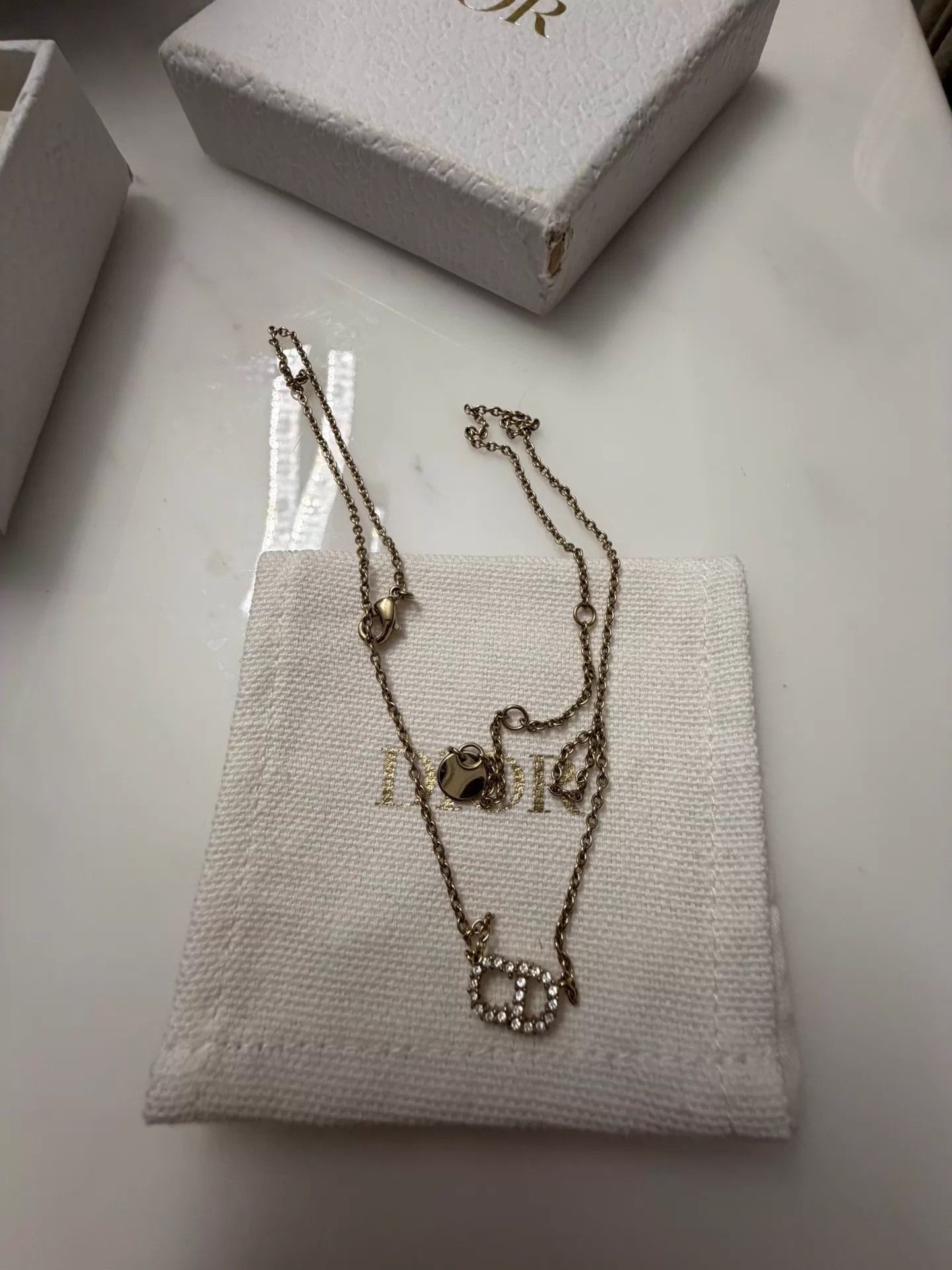 Dior Dior CD Necklace Excellent Condition Size ONE SIZE - 3 Thumbnail