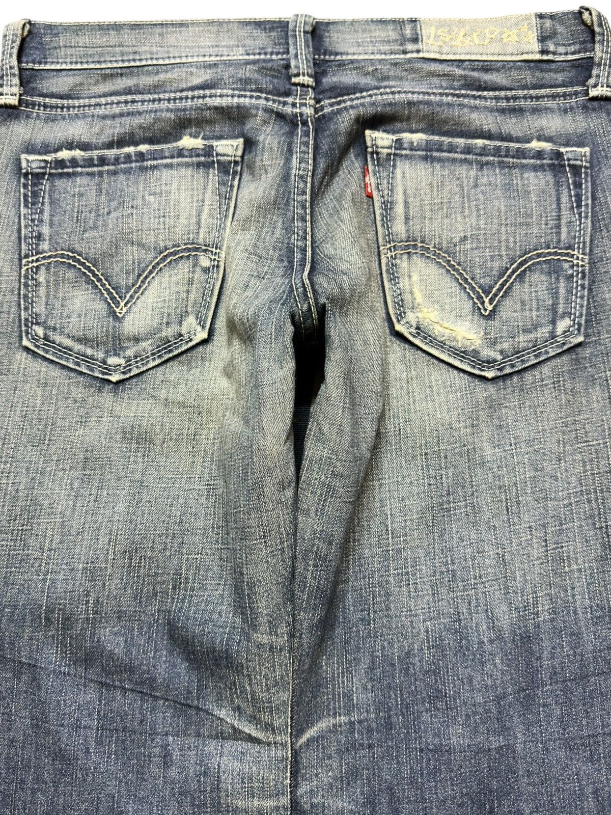 Levi's Vintage Clothing Vintage Levi’s LP903-00 Faded Ripped Distressed Denim Size US 32 / EU 48 - 5 Thumbnail