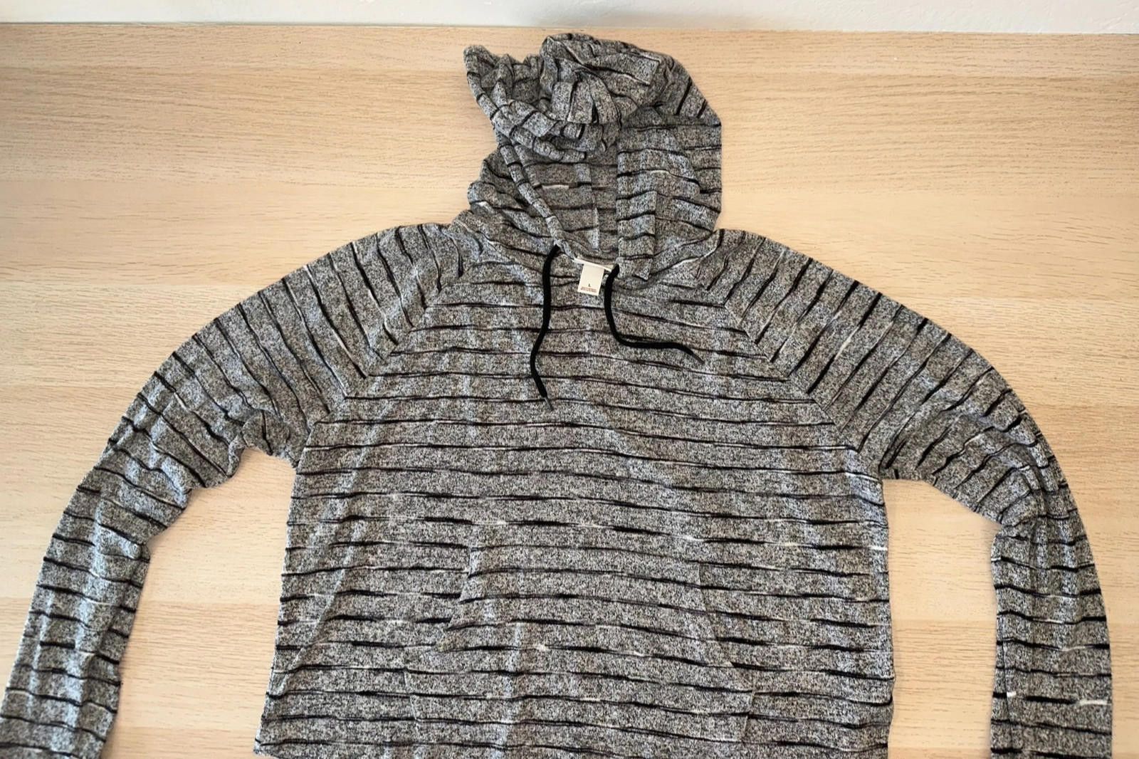 Mossimo Mossimo Women’s Zip-Up Hoodie Jacket – Size Large, Casual Size L / US 10 / IT 46 - 3 Thumbnail