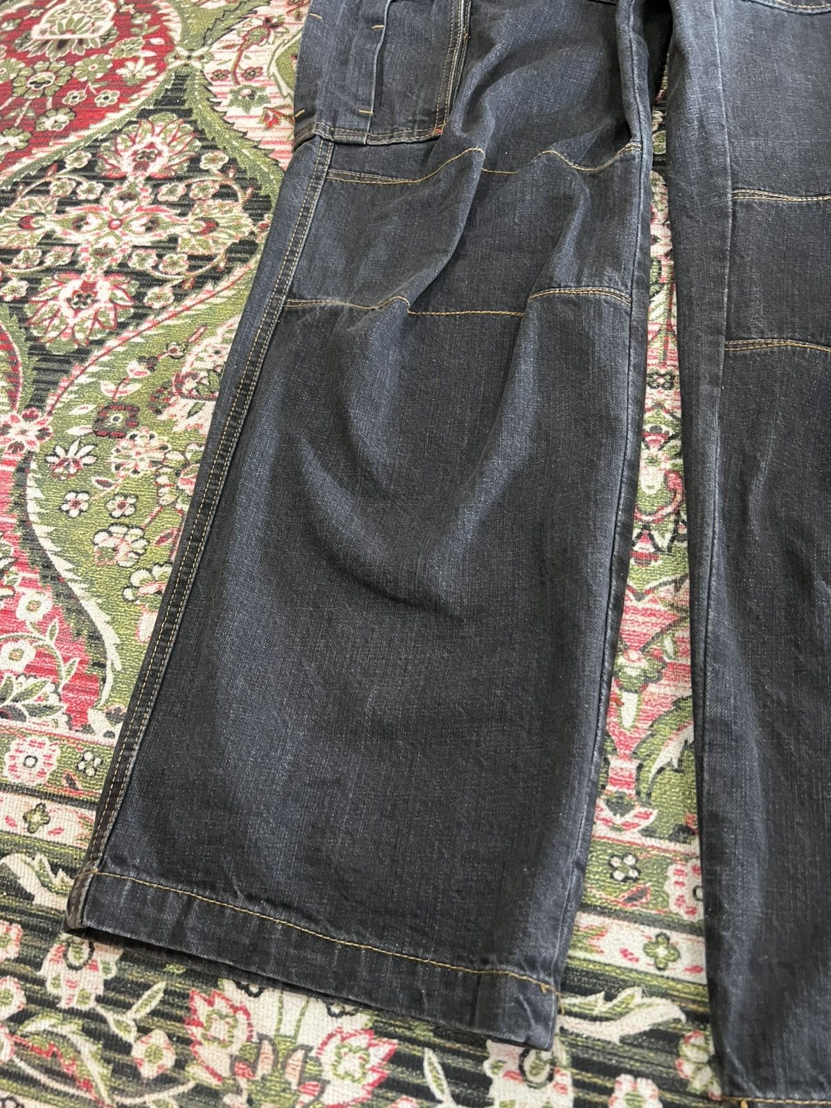Japanese Brand Vintage Piko Baggy Hawaiian Cargo Jean Size US 34 / EU 50 - 7 Thumbnail