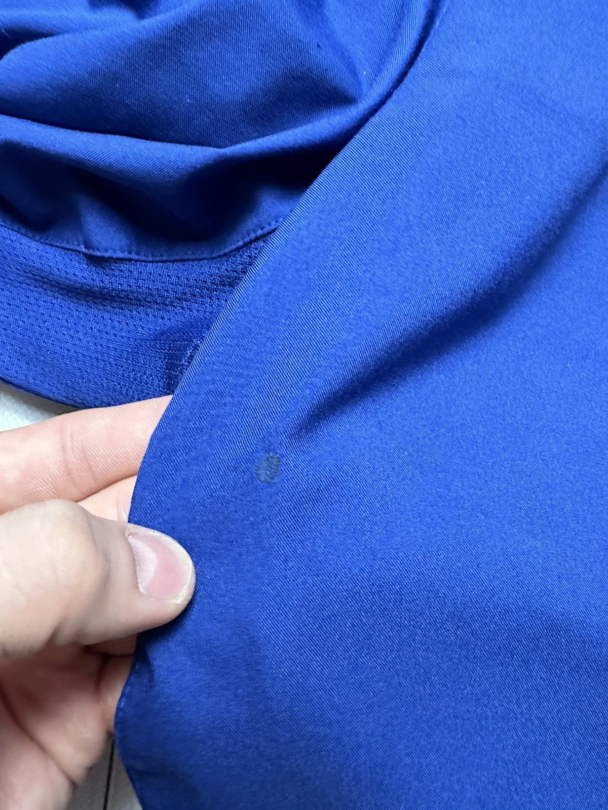 Nike × Vintage Vintage Nike Manchester United soccer shorts logo blue Size US 36 / EU 52 - 5 Thumbnail