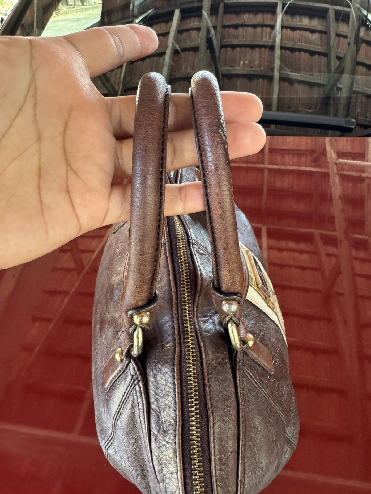 Balenciaga Balenciaga BB Monogram Logo Leather Bag Size ONE SIZE - 11 Thumbnail