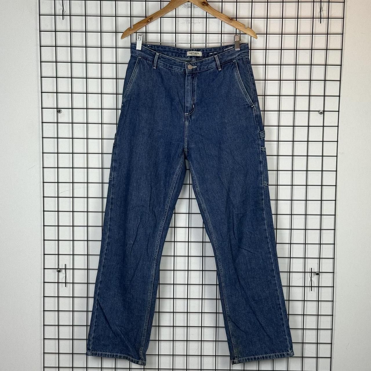 Carhartt Carhartt Blue Jeans Trousers Vintage Workwear Pants Size US 34 / EU 50 - 2 Thumbnail
