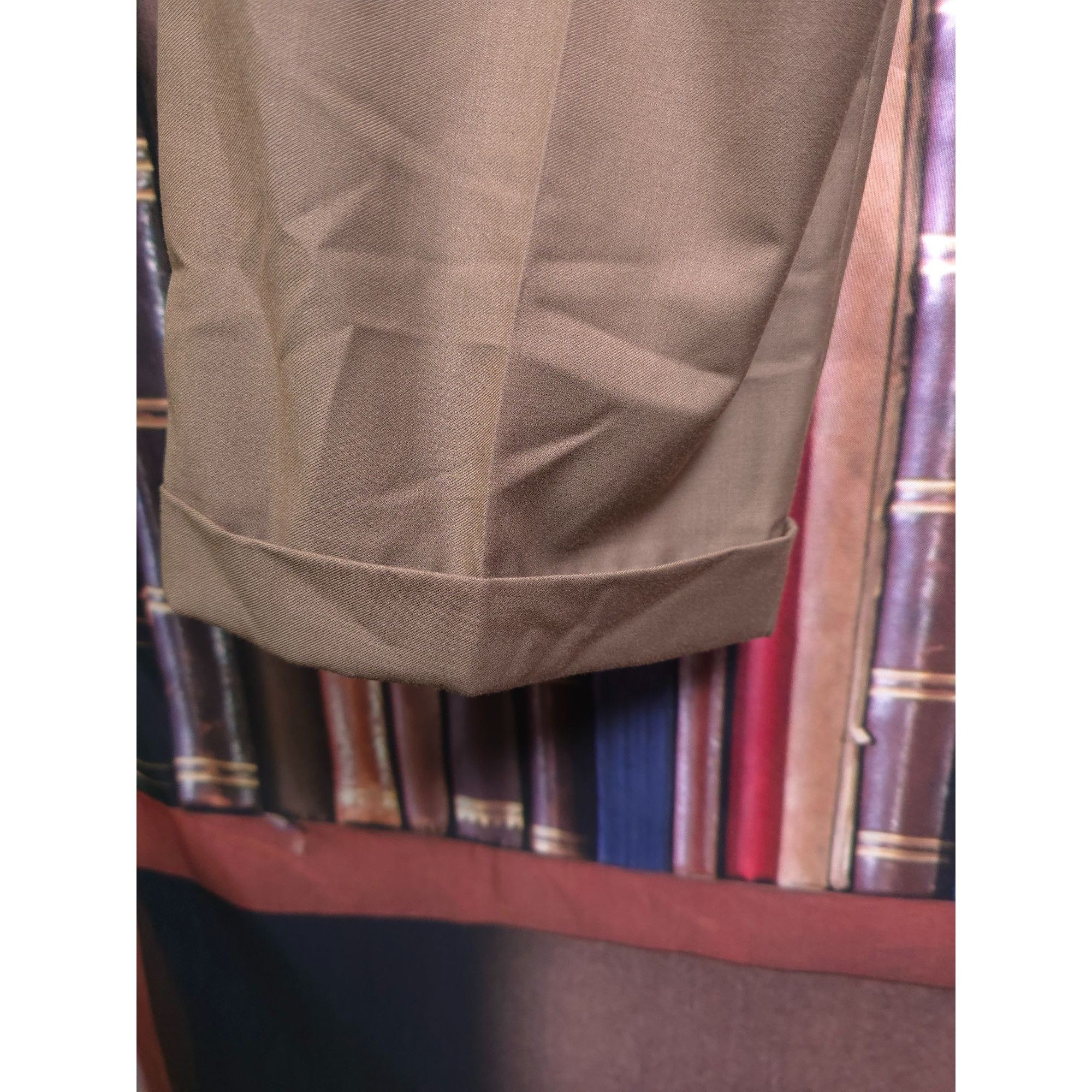 Daniel Cremieux Daniel Cremieux Signature Collection Mens Pleated Dress Pant Size 34R - 5 Thumbnail