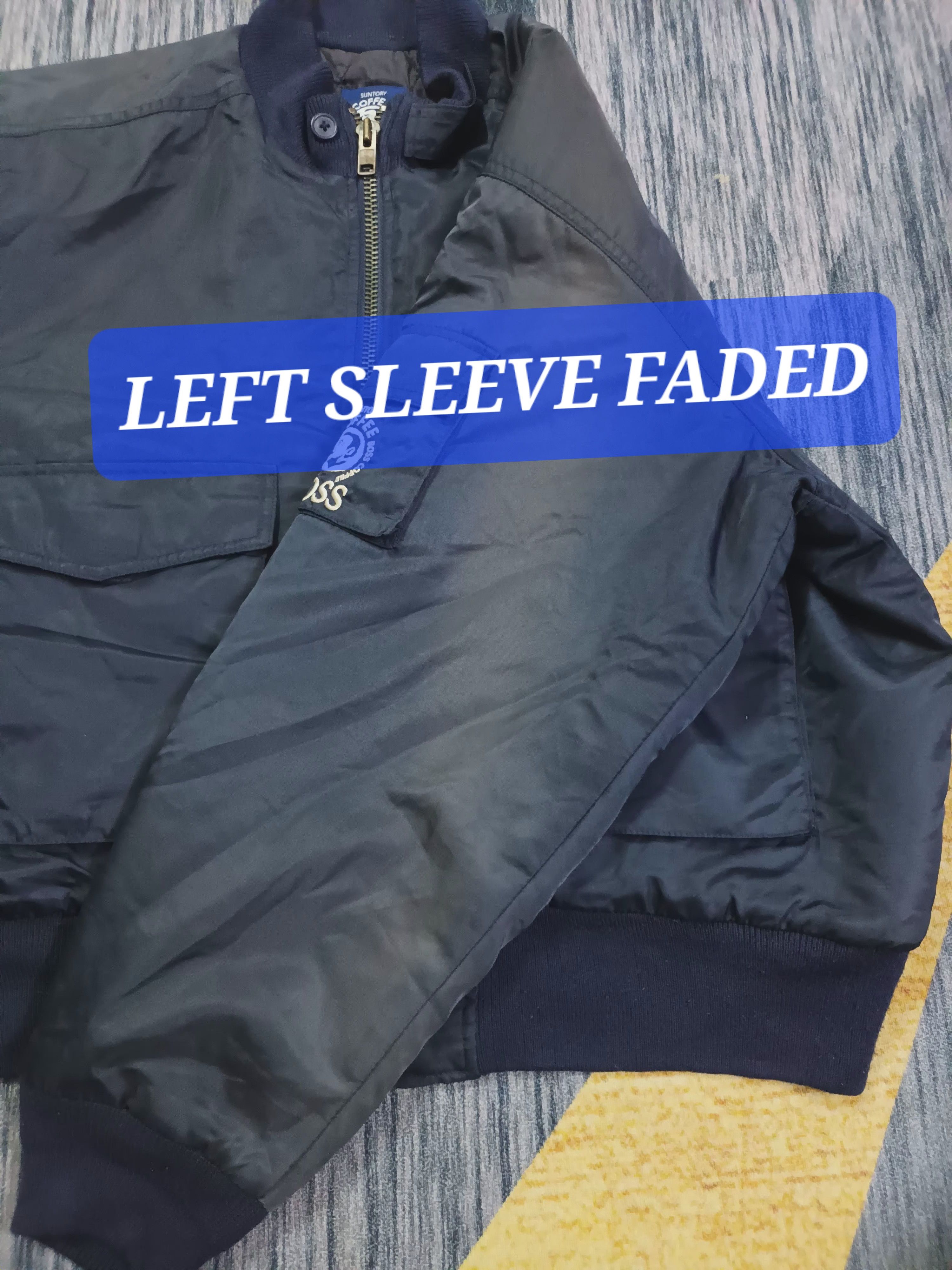 Japanese Brand 🔥 SUNTORY COFFEE BOSS BOMBER JACKET 🔥 Size US XXL / EU 58 / 5 - 12 Thumbnail
