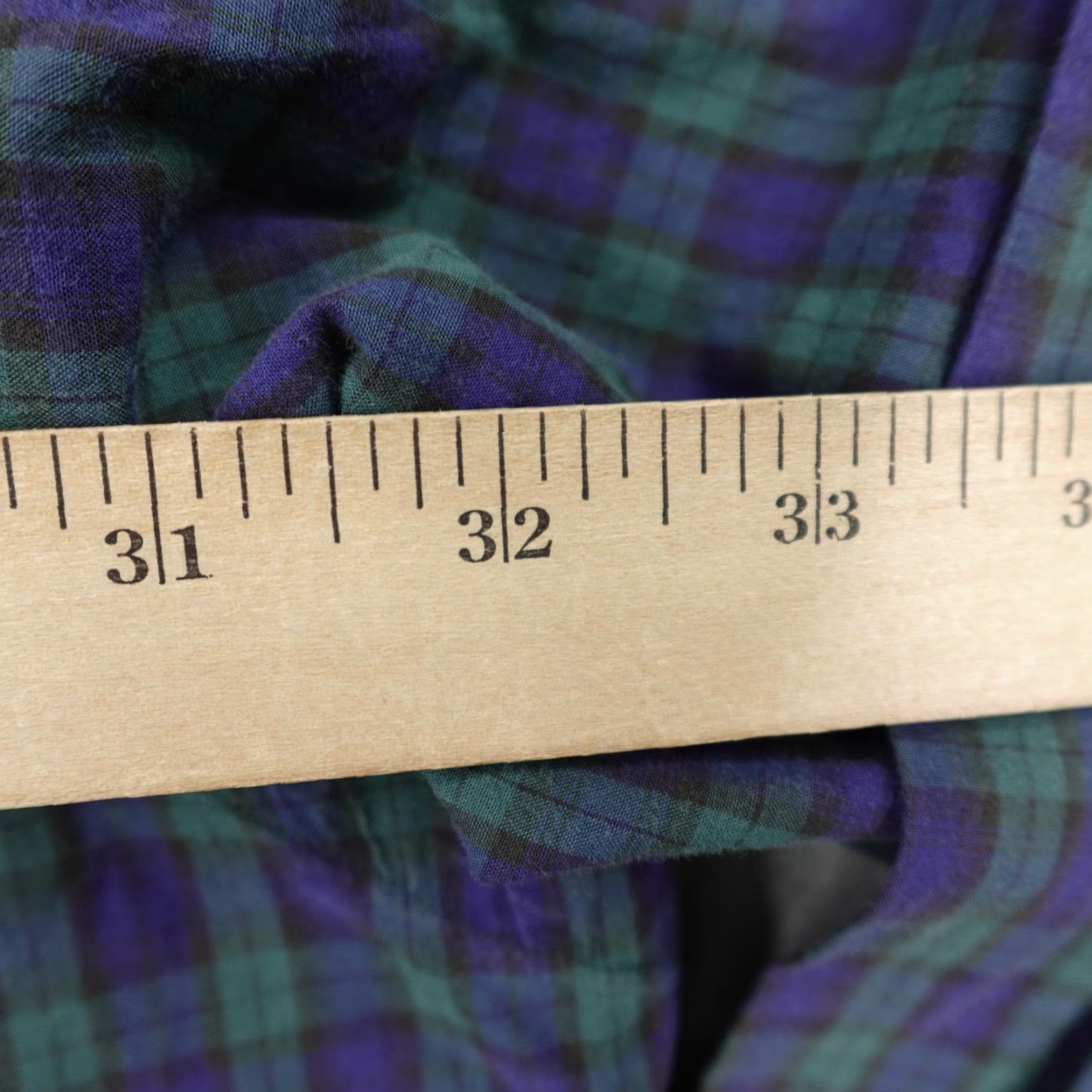 Ralph Lauren VINTAGE Ralph Lauren Shirt Big & Tall 4XL Blackwatch Plaid Men’s Cotton Button-Up 80s Blues Green Mens Size US XXL / EU 58 / 5 - 5 Thumbnail