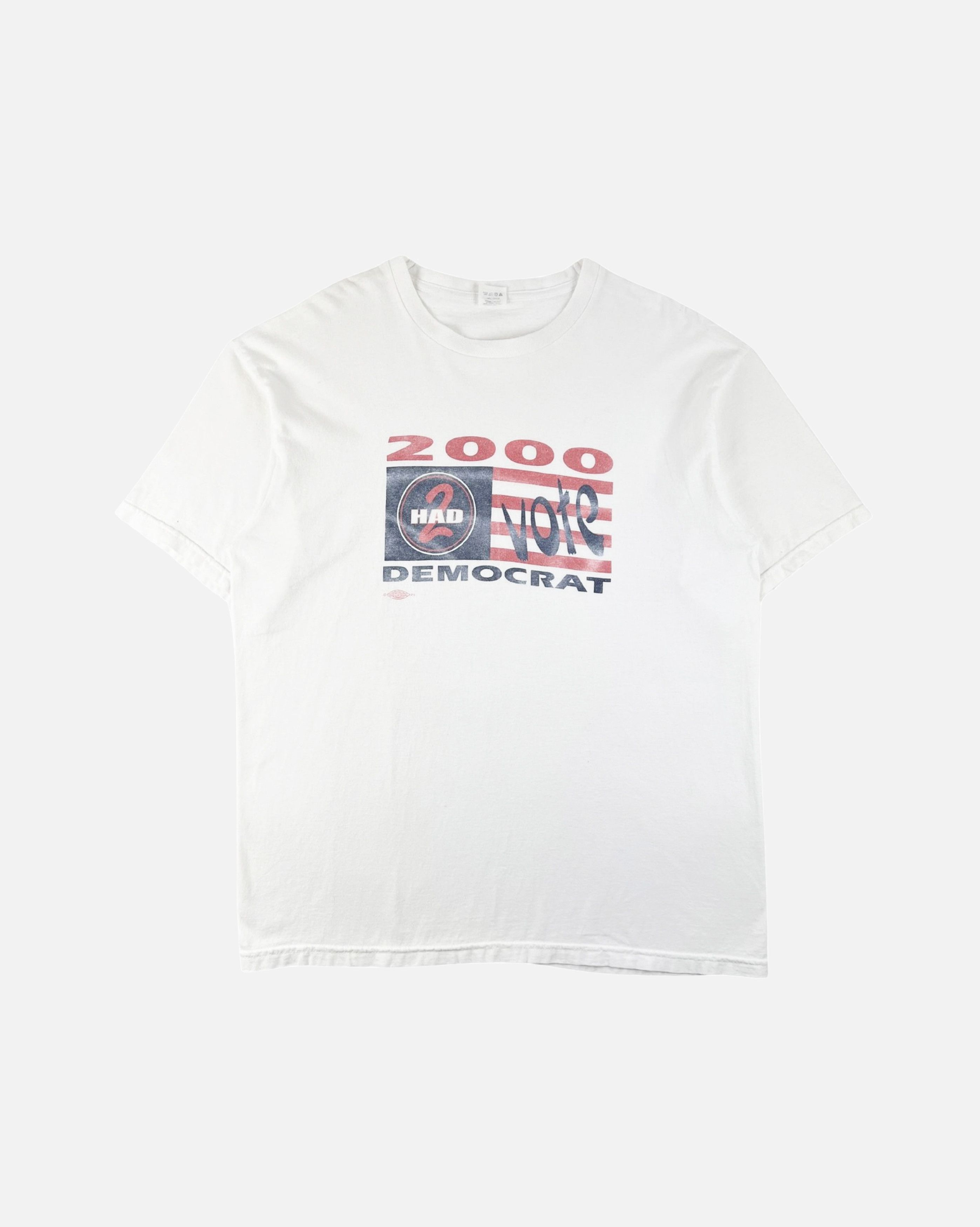 Vintage Had 2 Vote Democrat 2000 T-Shirt Size US XL / EU 56 / 4 - 1 Thumbnail