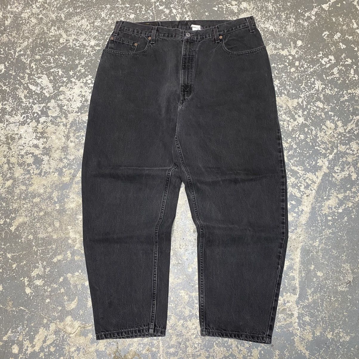 Japanese Brand × Levi's × Vintage Vintage Levi’s 560 Error Double Tab Pocket Black Jeans 90s Size US 38 / EU 54 - 8 Thumbnail