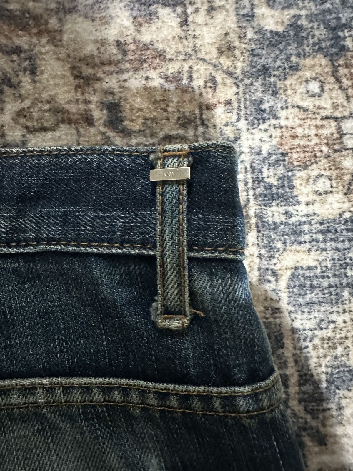 Dior AW06 Dior Homme Hedi Slimane Thrashed Raw Denim Size US 31 - 5 Thumbnail