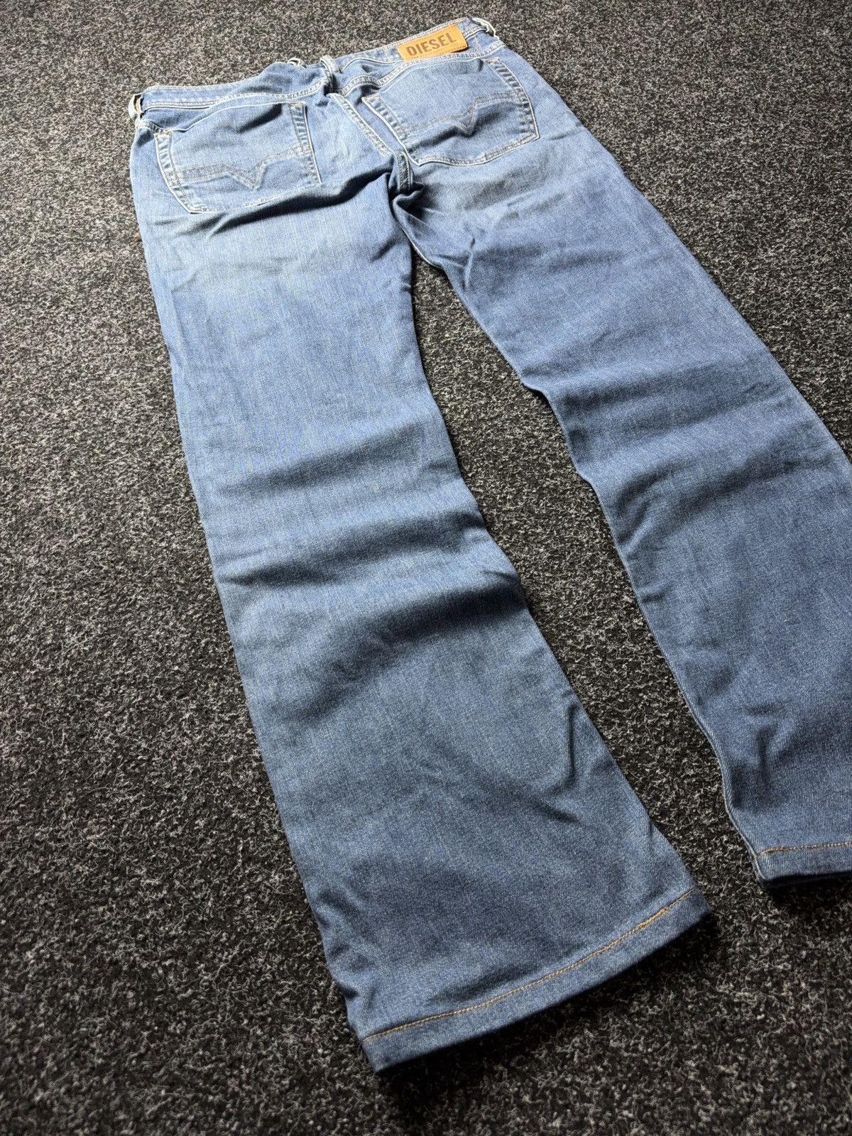 Diesel Vintage Luxury 00s Diesel Distressed Zatiny Jeans Y2K Denim Size US 33 - 16 Thumbnail