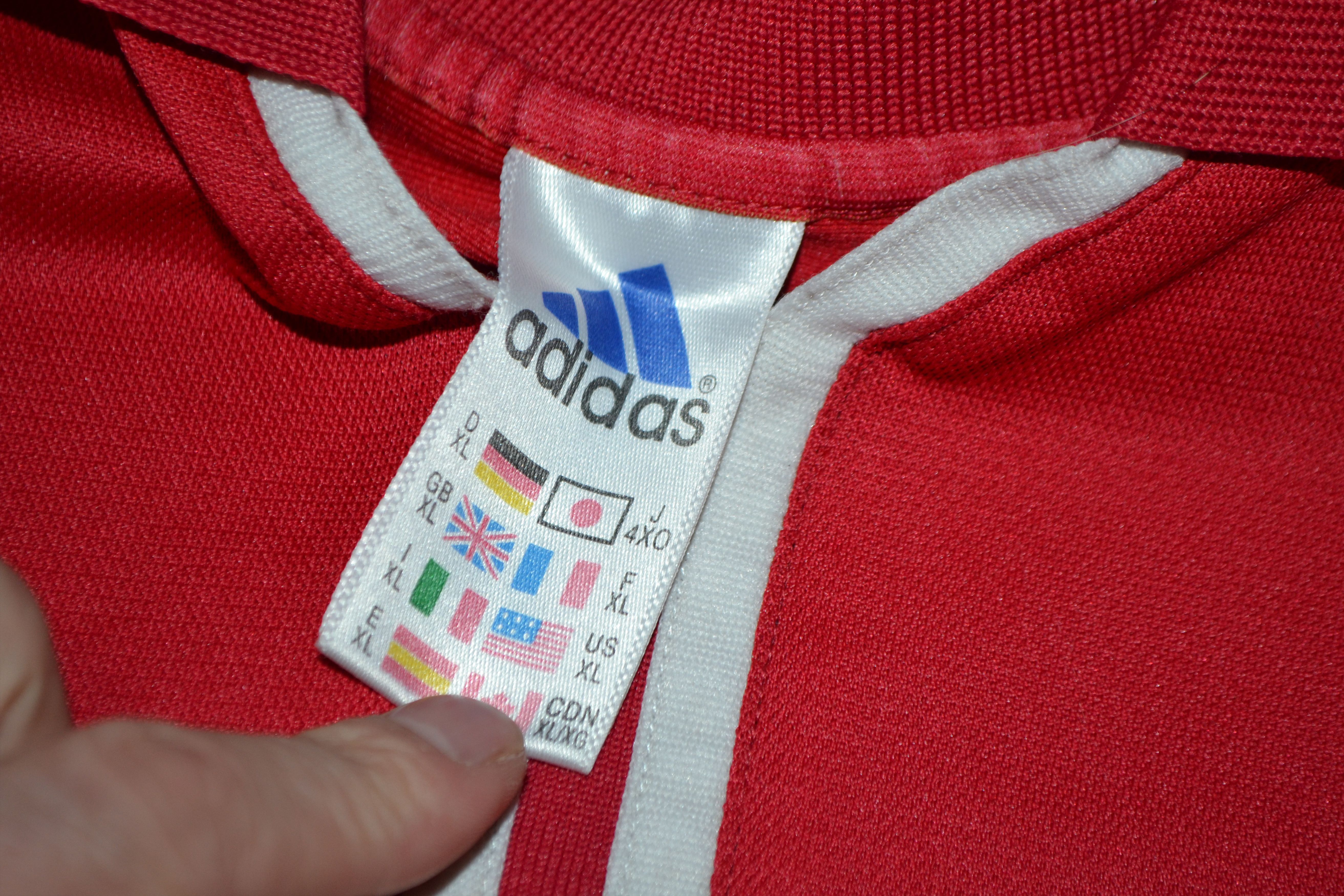 Adidas Vintage Adidas Template 90s Football Shirt Soccer Jersey Size US XL / EU 56 / 4 - 3 Thumbnail