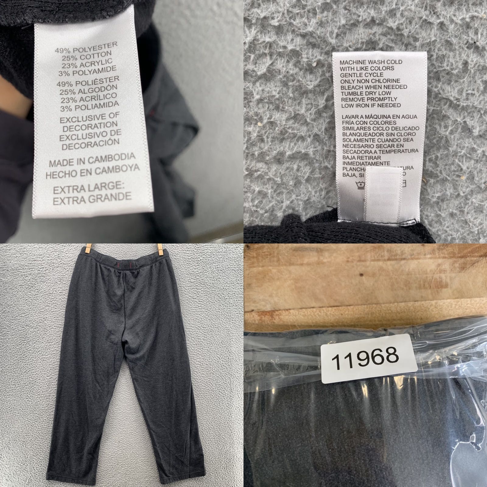 Tommy Bahama Tommy Bahama Sweatpants Men's XL Gray Fleece Travel Loungewear Athleisure Relax Size US 36 / EU 52 - 8 Thumbnail
