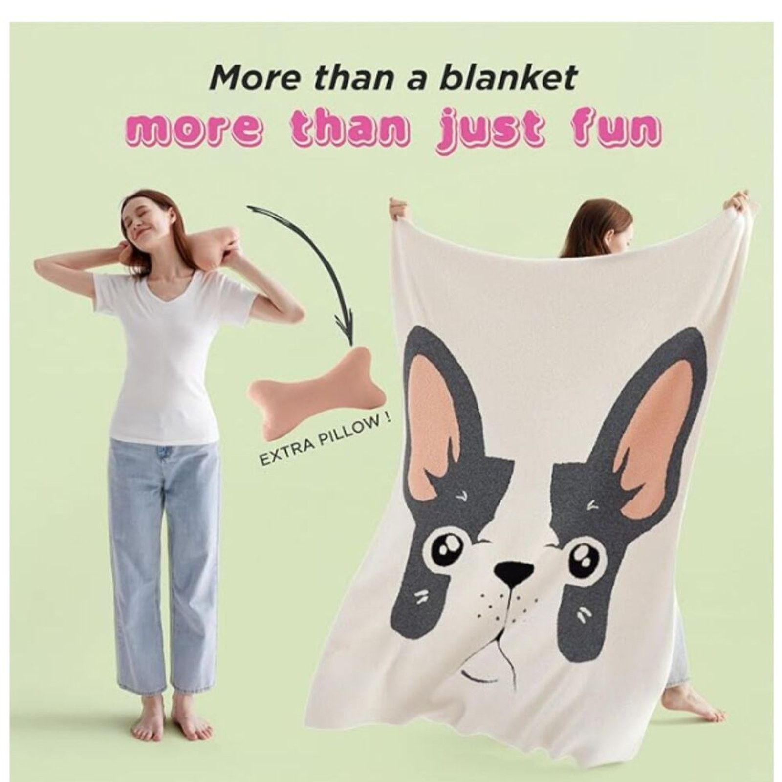 The Unbranded Brand Knit Throw Blanket Lightweight All-Season Beige 50x60 inch Size ONE SIZE - 4 Thumbnail