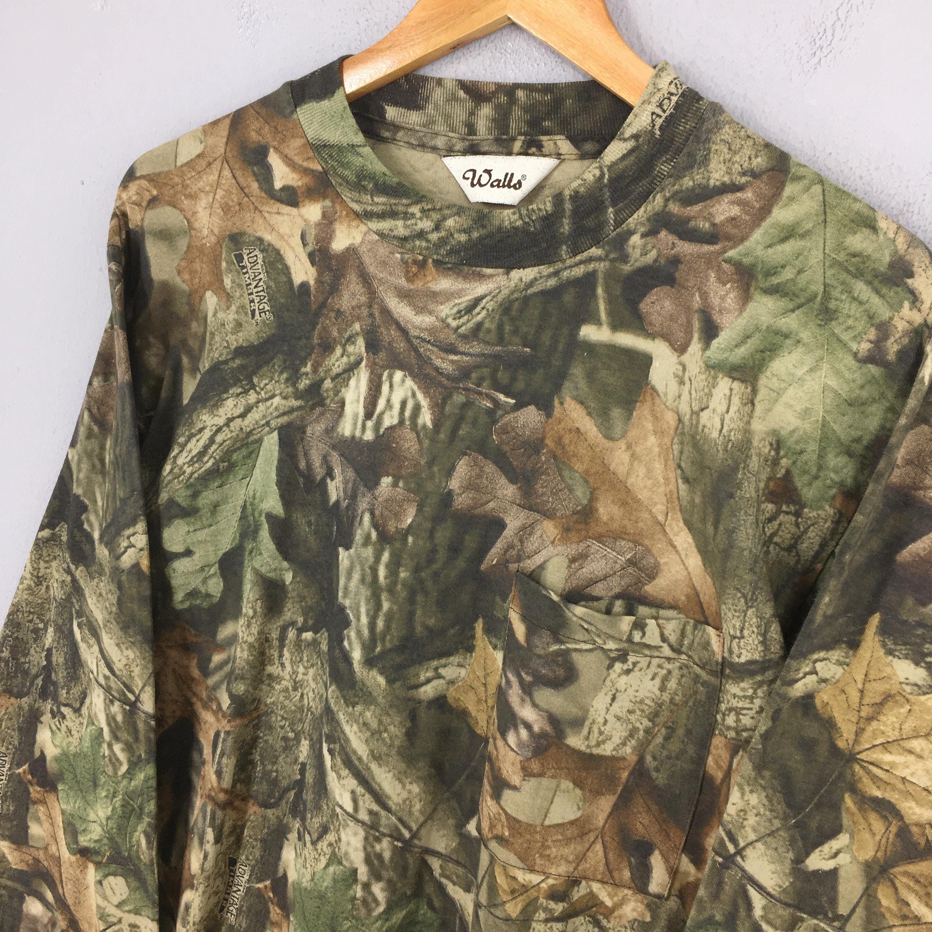 Mossy Oaks 90s Walls Mossy Oak Tree Camo Long Sleeve Tshirt Medium Size US M / EU 48-50 / 2 - 3 Thumbnail