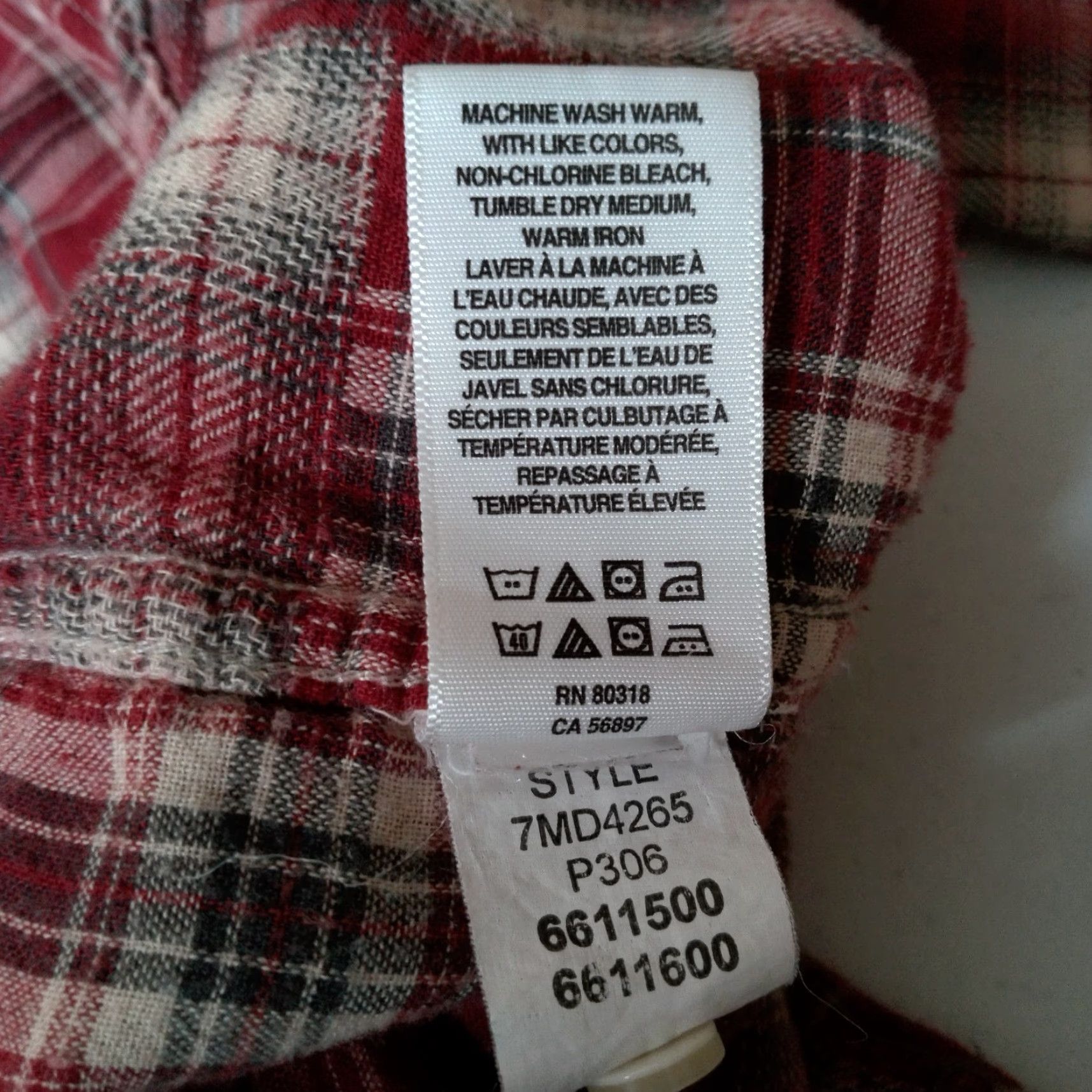 Lucky Brand VINTAGE Lucky Brand Western Flannel Shirt Men L Red Patchwork Pearl Snap Quilted Western Wear Mens Large Red Plaid etc Size US L / EU 52-54 / 3 - 6 Thumbnail