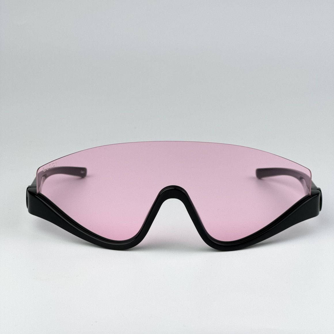 Gucci NEW Gucci GG1650S 002 Black Unisex Shield Mask Sunglasses Size ONE SIZE - 2 Thumbnail