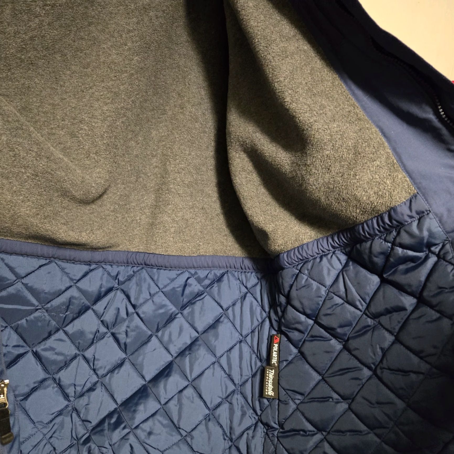 Vintage VINTAGE LL Bean Nylon Full Zip Jacket Blue Men XL Tall Parka Full Zip Thinsulate Polartec BDX Size US XL / EU 56 / 4 - 6 Thumbnail