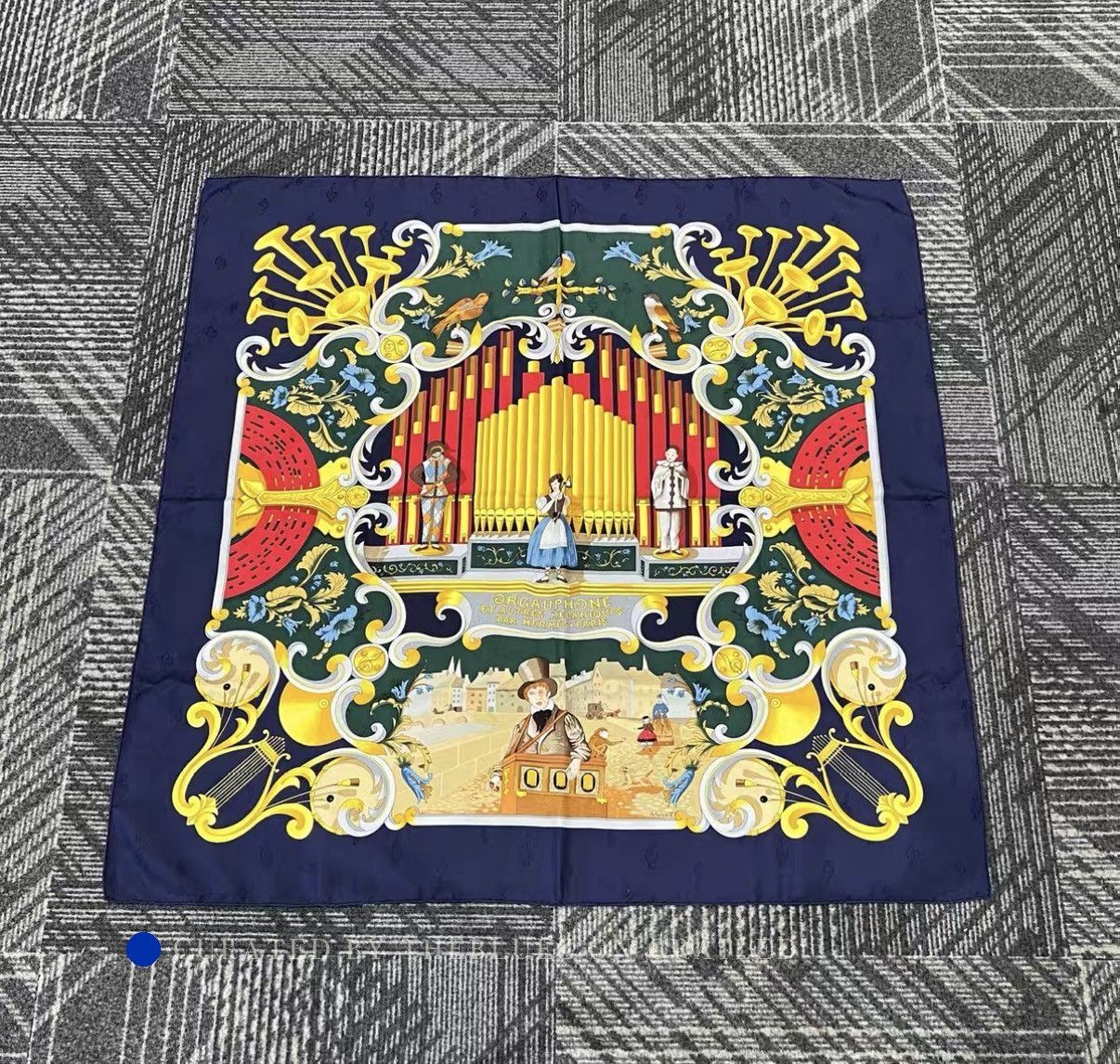 Hermes Grand Théâtre Nouveau Organ Silk Scarf Size ONE SIZE - 1 Thumbnail
